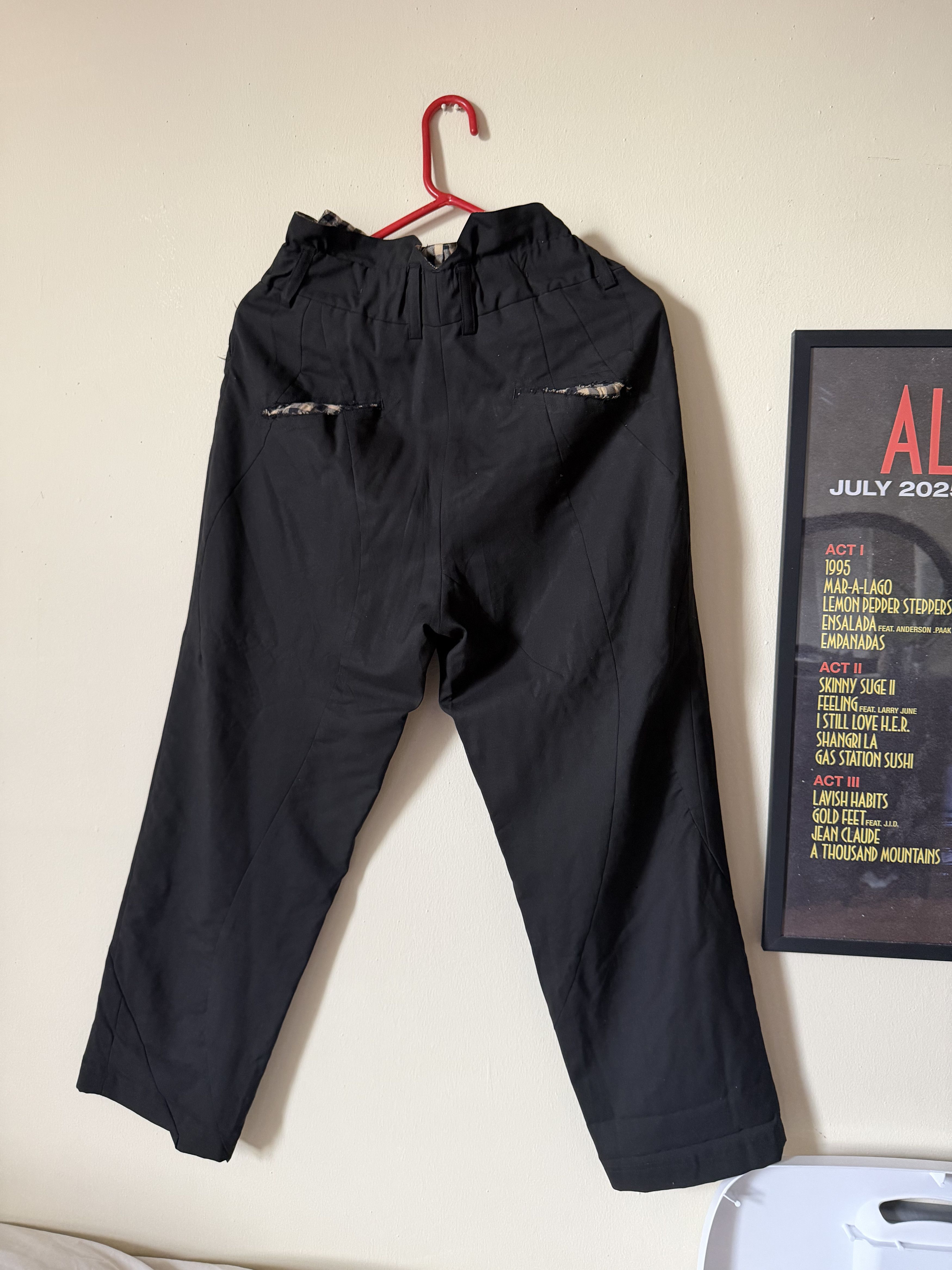 Takahiromiyashita The Soloist. Black/plaid lined suit (blazer and pants) Size 34S - 6 Thumbnail