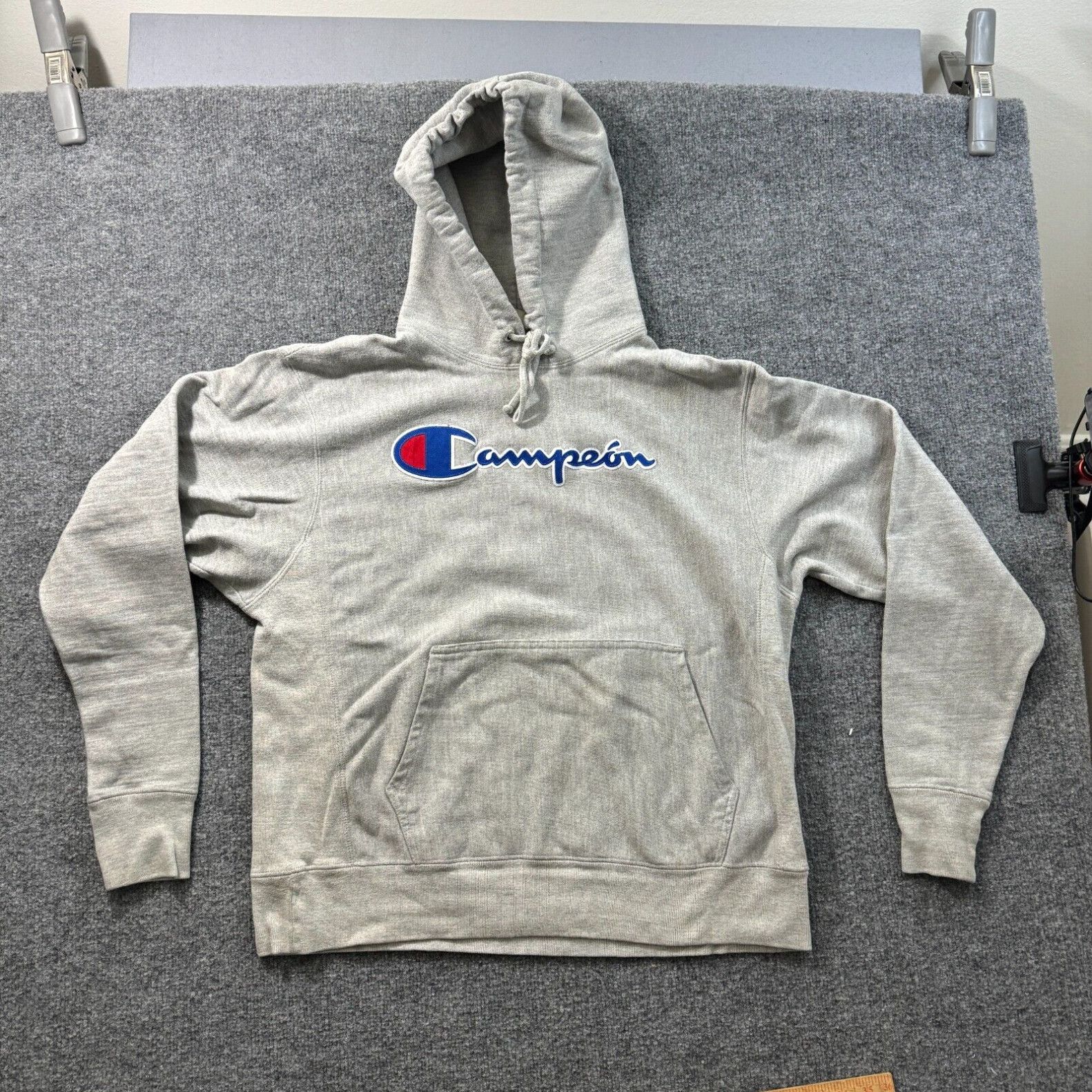 Champion Champion Reverse Weave Hoodie Mens Large Gray Rare Spanish Market Campeon Grailed