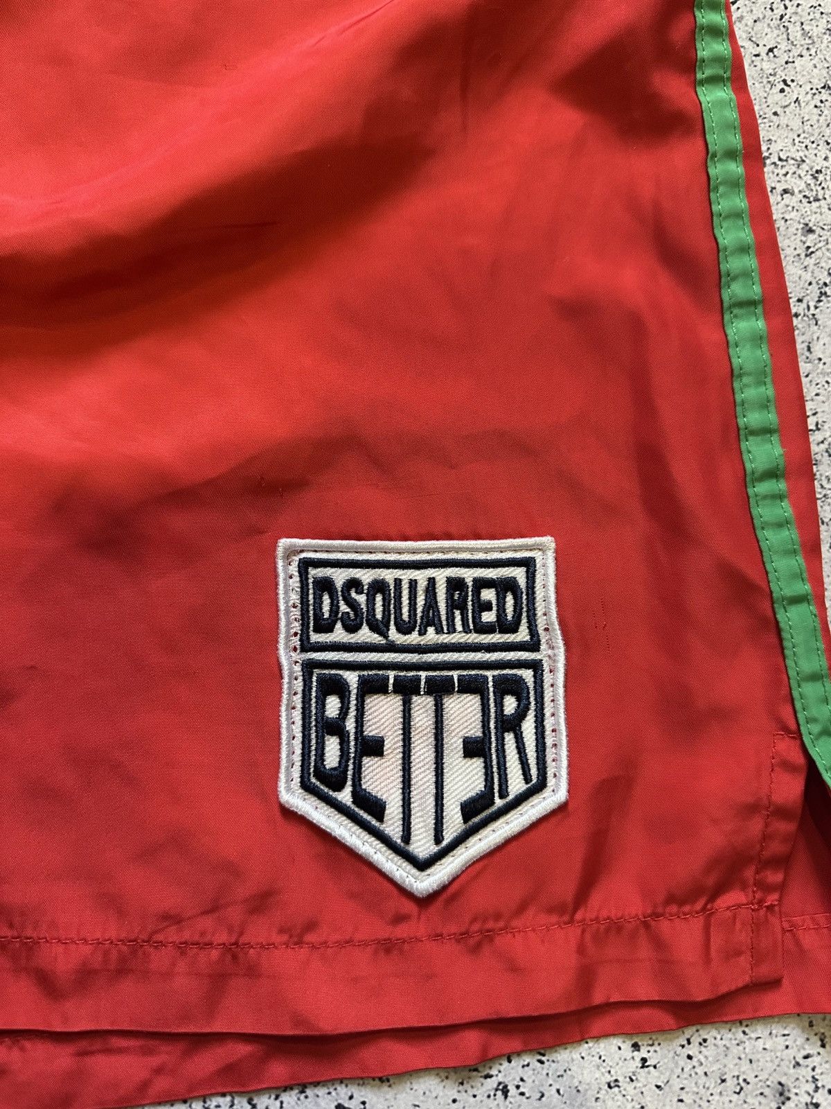 Dsquared2 × Vintage Vintage Dsquared2 Nylon Shorts Embroidered Logo Swimwear Y2K Size US 38 / EU 54 - 3 Thumbnail