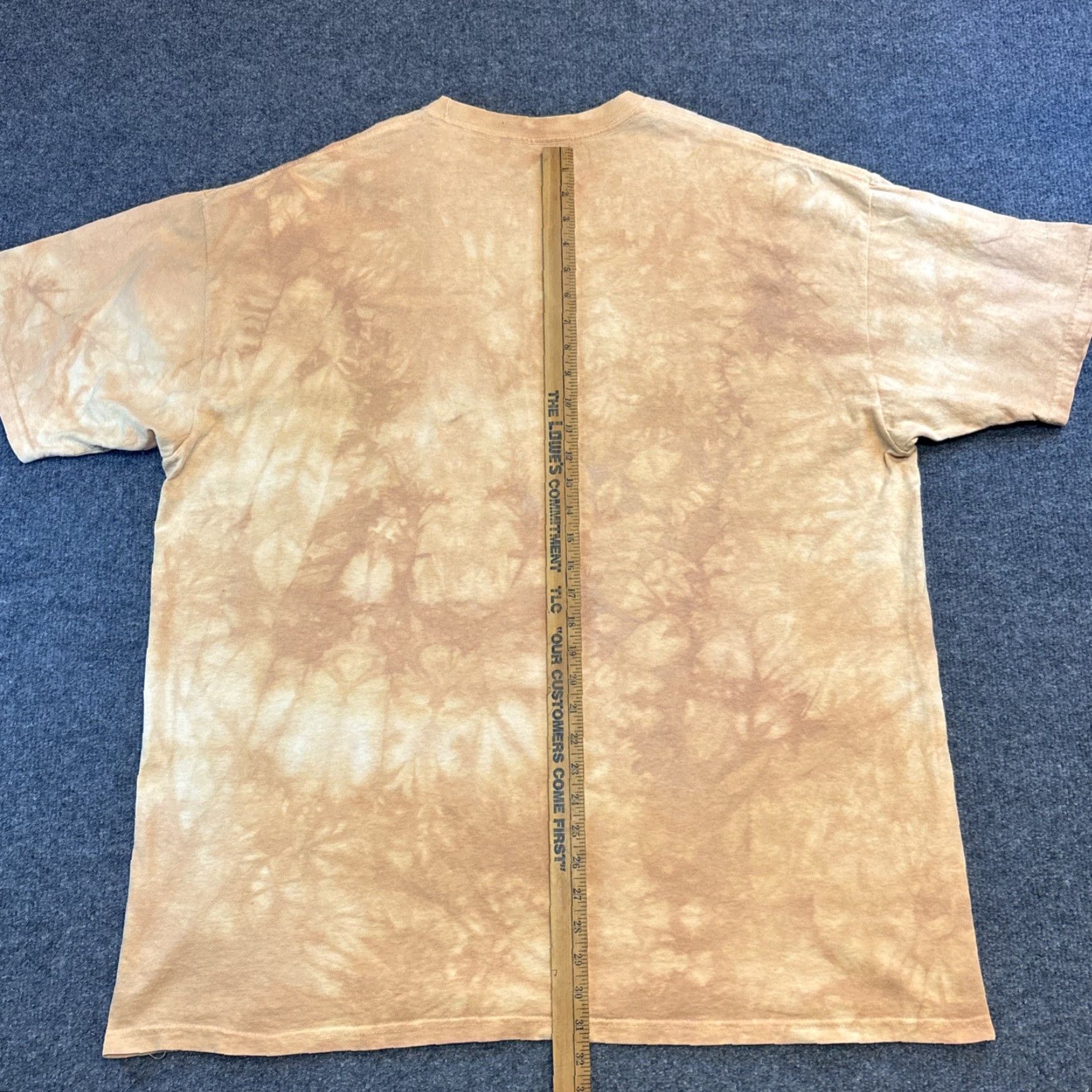 The Mountain VINTAGE Y2K Kitten Cat Pumpkin Patch Fall Forest Burnt Orange Tye Dye T-Shirt 3XL 2015 Size US XXL / EU 58 / 5 - 7 Thumbnail