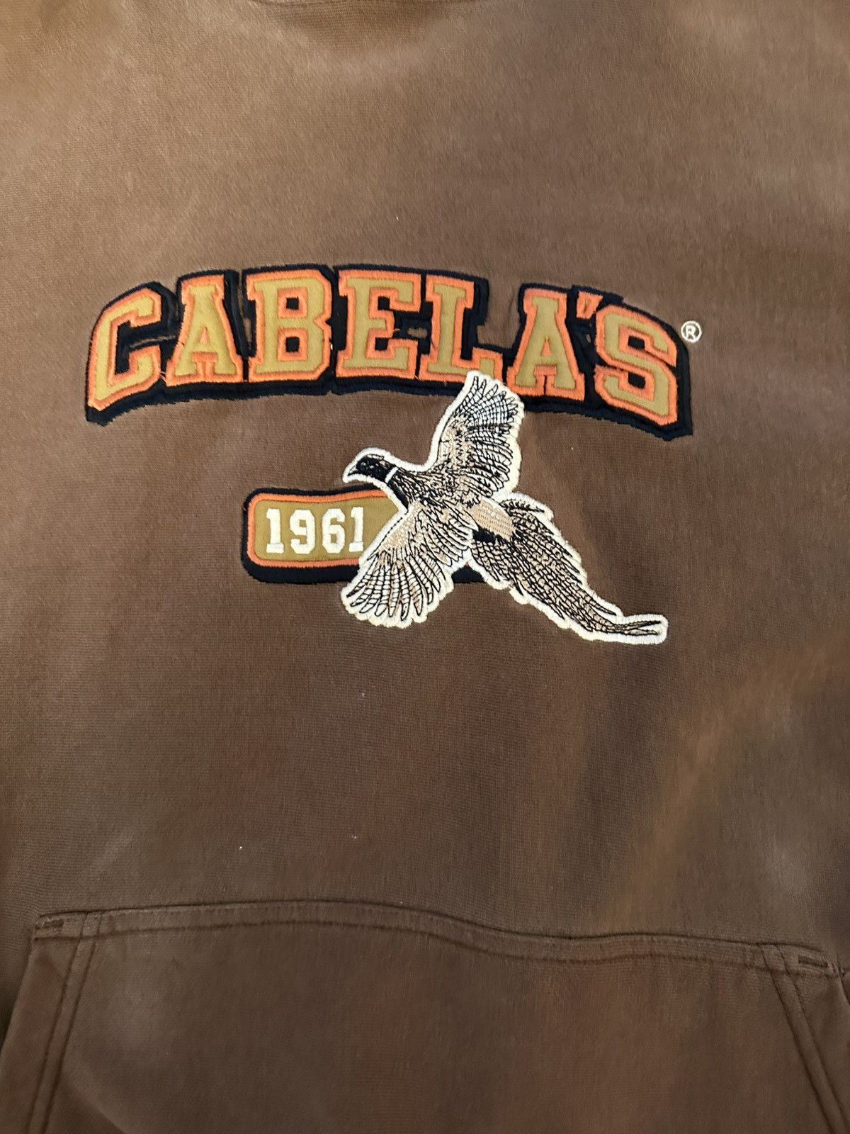Other Cabelas 1961 Distressed Brown Hoodie Size US XL / EU 56 / 4 - 2 Thumbnail