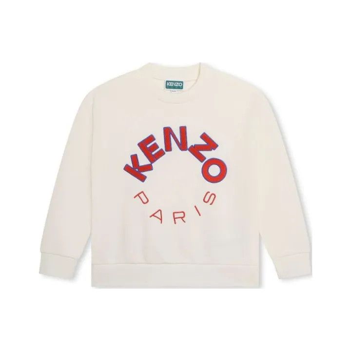 Kenzo KENZO Kids FW23 Embroidered Logo Sweatshirt 0079 Size US L / EU 52-54 / 3 - 1 Thumbnail