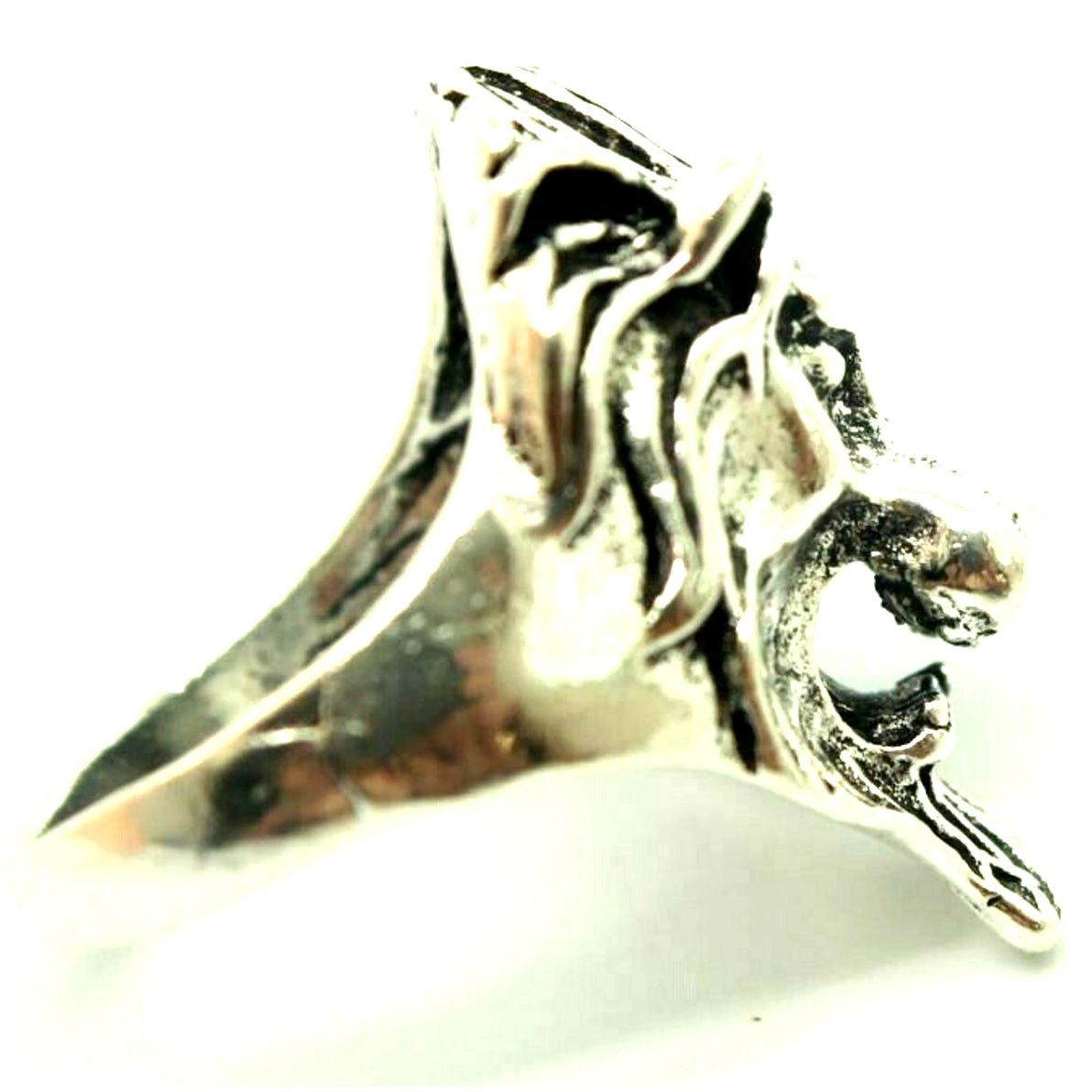 Other Silvertone Leo Lion Ring • Size 10 • 1-1/4" long Size ONE SIZE - 3 Thumbnail