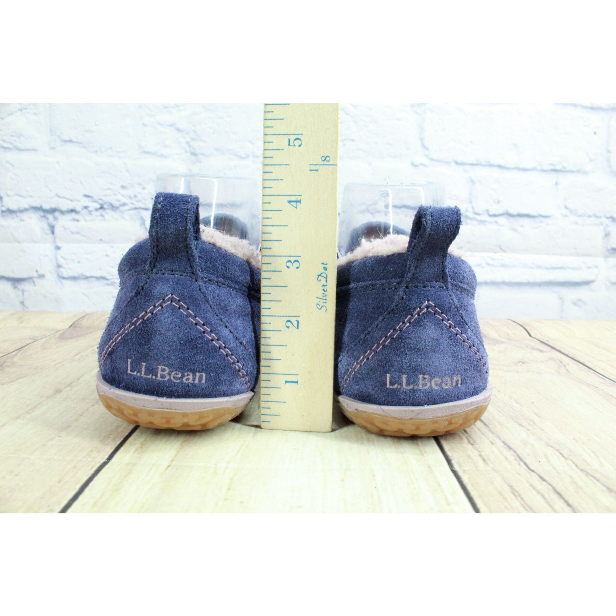 L.L. Bean LL Bean Women's Fleece Lined Mountain Moccasin Slippers 8 M Size US 8 / IT 38 - 6 Thumbnail