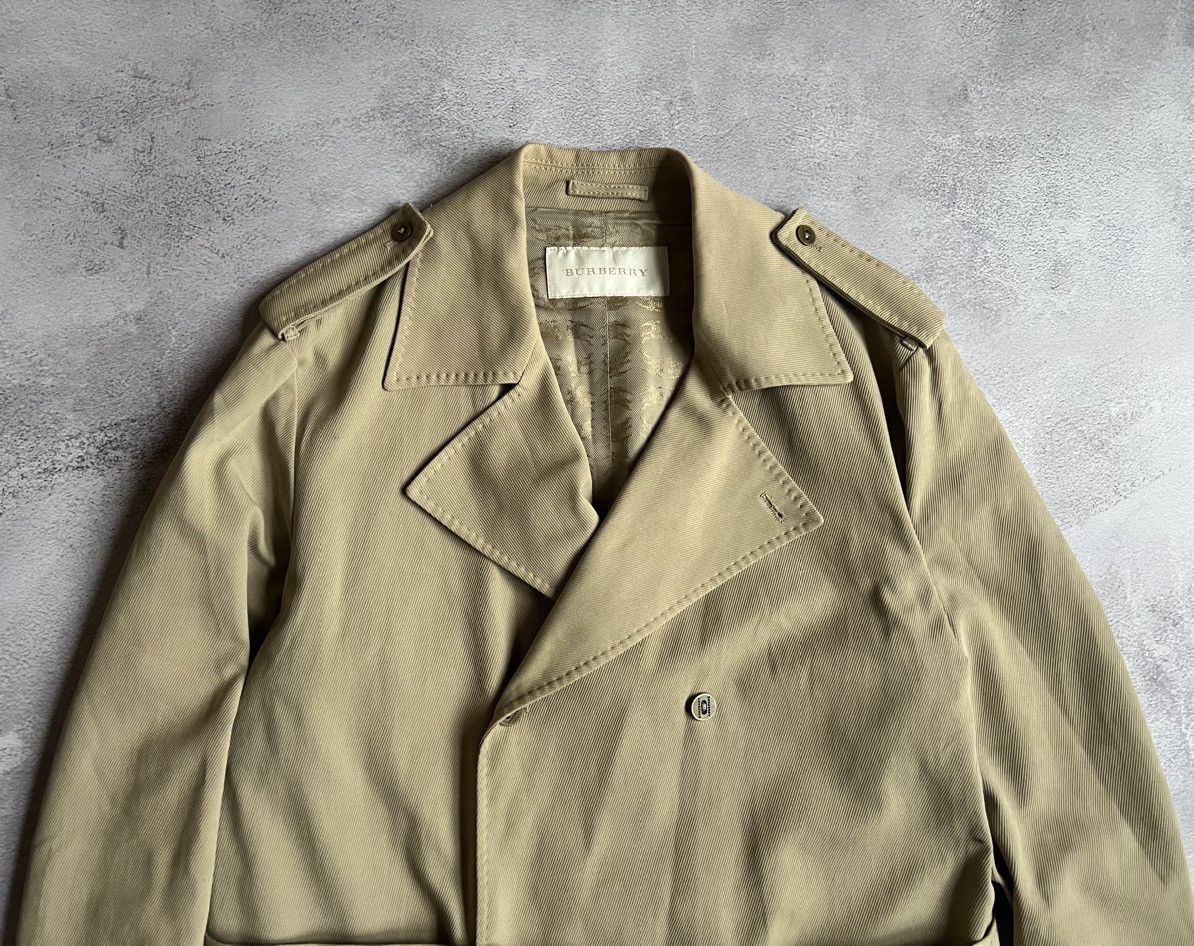 Burberry Vintage Rare Burberry Trench Coat Jacket Men’s Size:52 Size US L / EU 52-54 / 3 - 2 Thumbnail