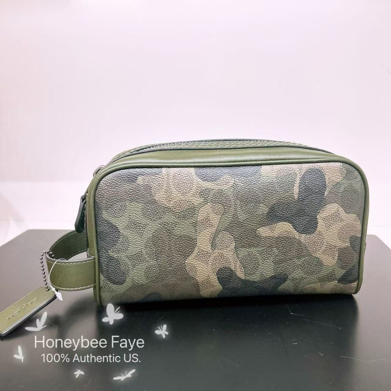 Coach Small Travel Kit In Signature Camo Print CX879 Size ONE SIZE - 1 Thumbnail