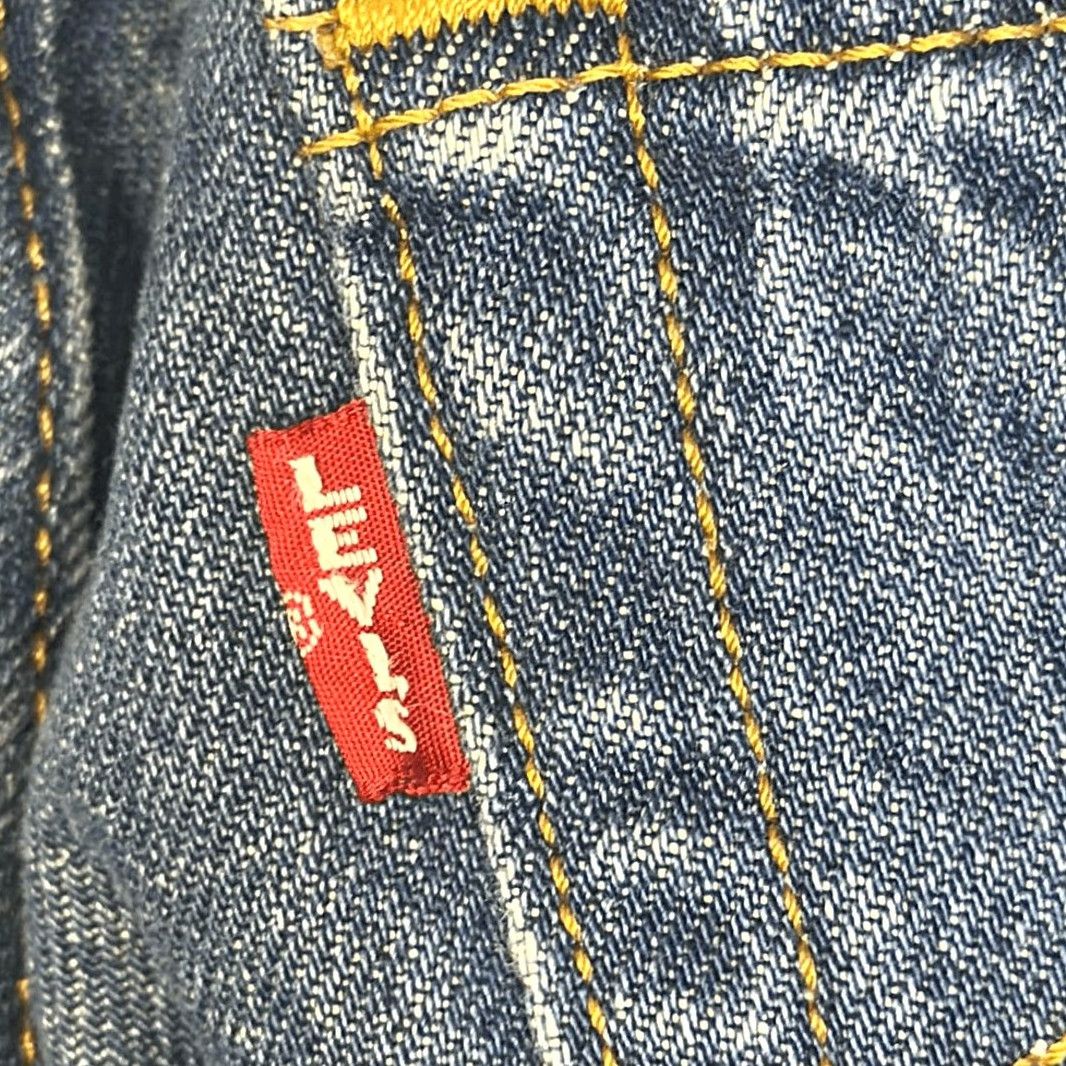 Levi's LEVIS Wedgie Jeans Womens 26 Blue High Rise Button Fly Denim Pants Jeans Distressed Hem Tapered Womens Blue 26 Levi's Size 26" / US 2 / IT 38 - 7 Thumbnail