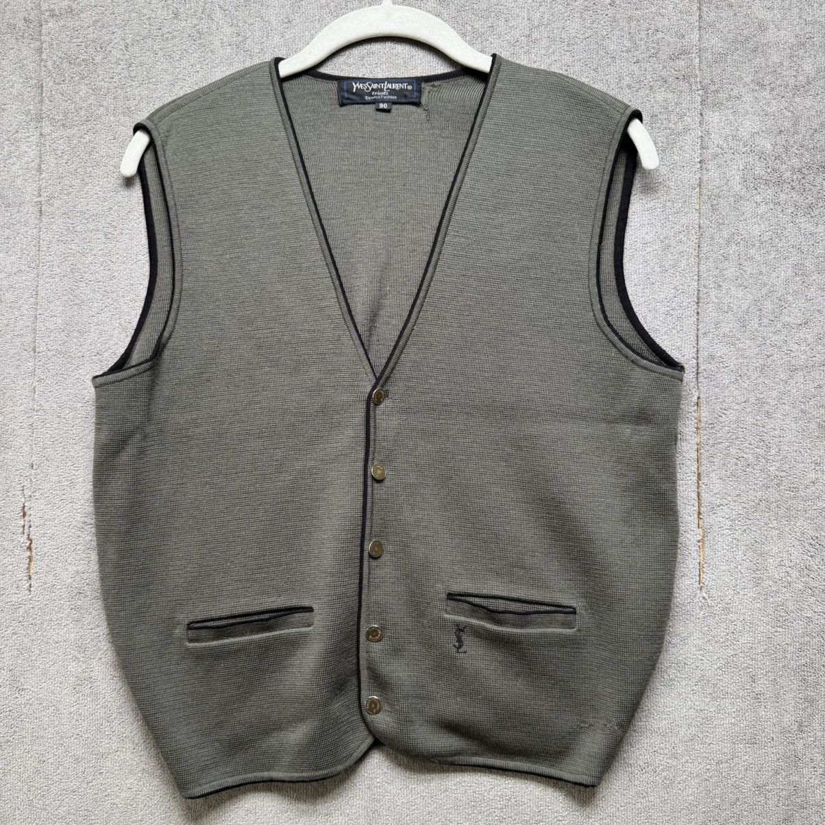 Yves Saint Laurent Vintage Yves Saint Laurent Vest Mens 90 M Size US M / EU 48-50 / 2 - 1 Thumbnail