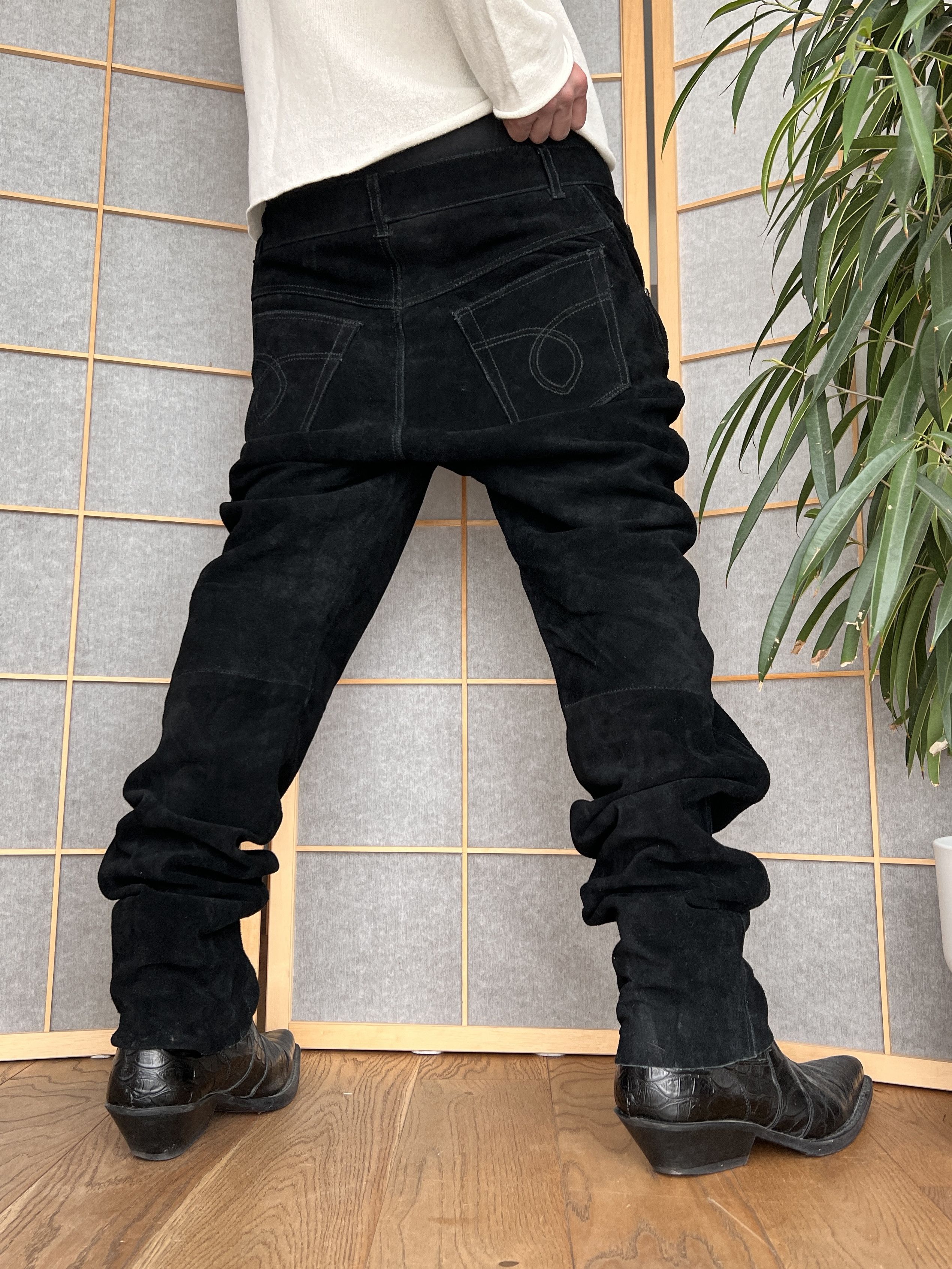 Hysteric Glamour × Le Grande Bleu (L.G.B.) Vintage black leather 