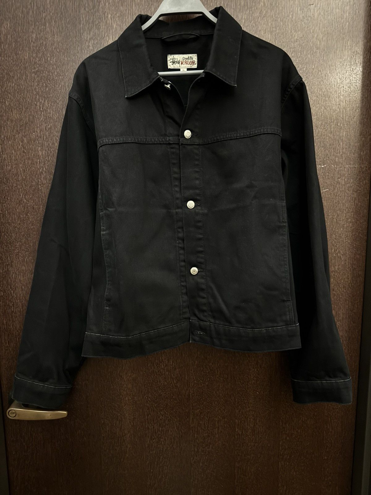 Stussy Trucker Denim Jacket Leopard | Grailed