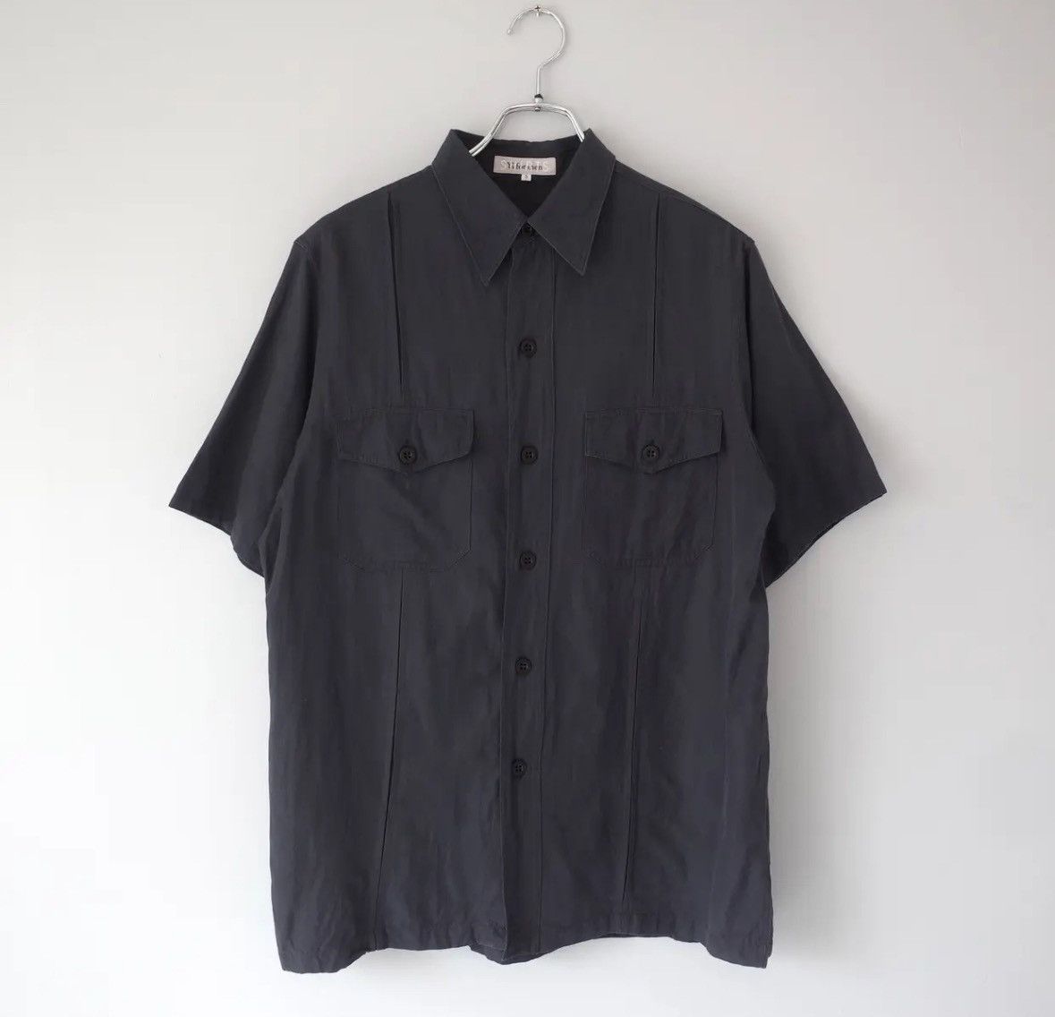 Yohji Yamamoto Y's for men Cupra Fabric Tuck Design Shirt Size US L / EU 52-54 / 3 - 5 Thumbnail