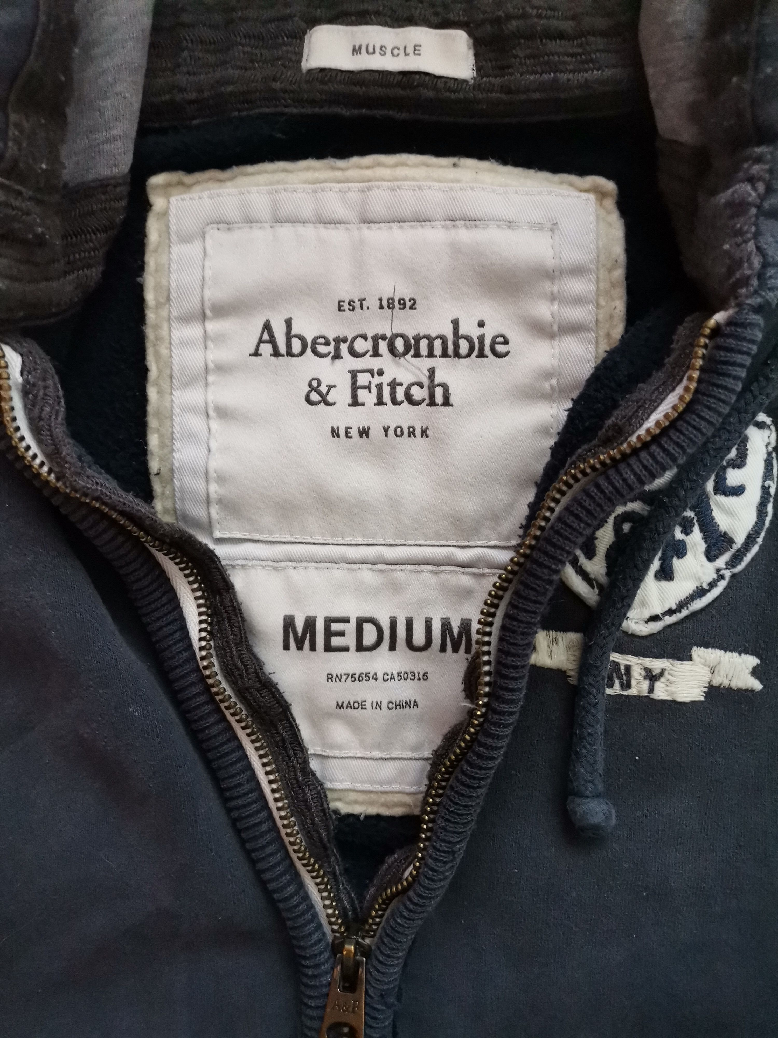 Abercrombie & Fitch Abercrombie & Fitch Zip Up Hoodie Size US M / EU 48-50 / 2 - 5 Thumbnail