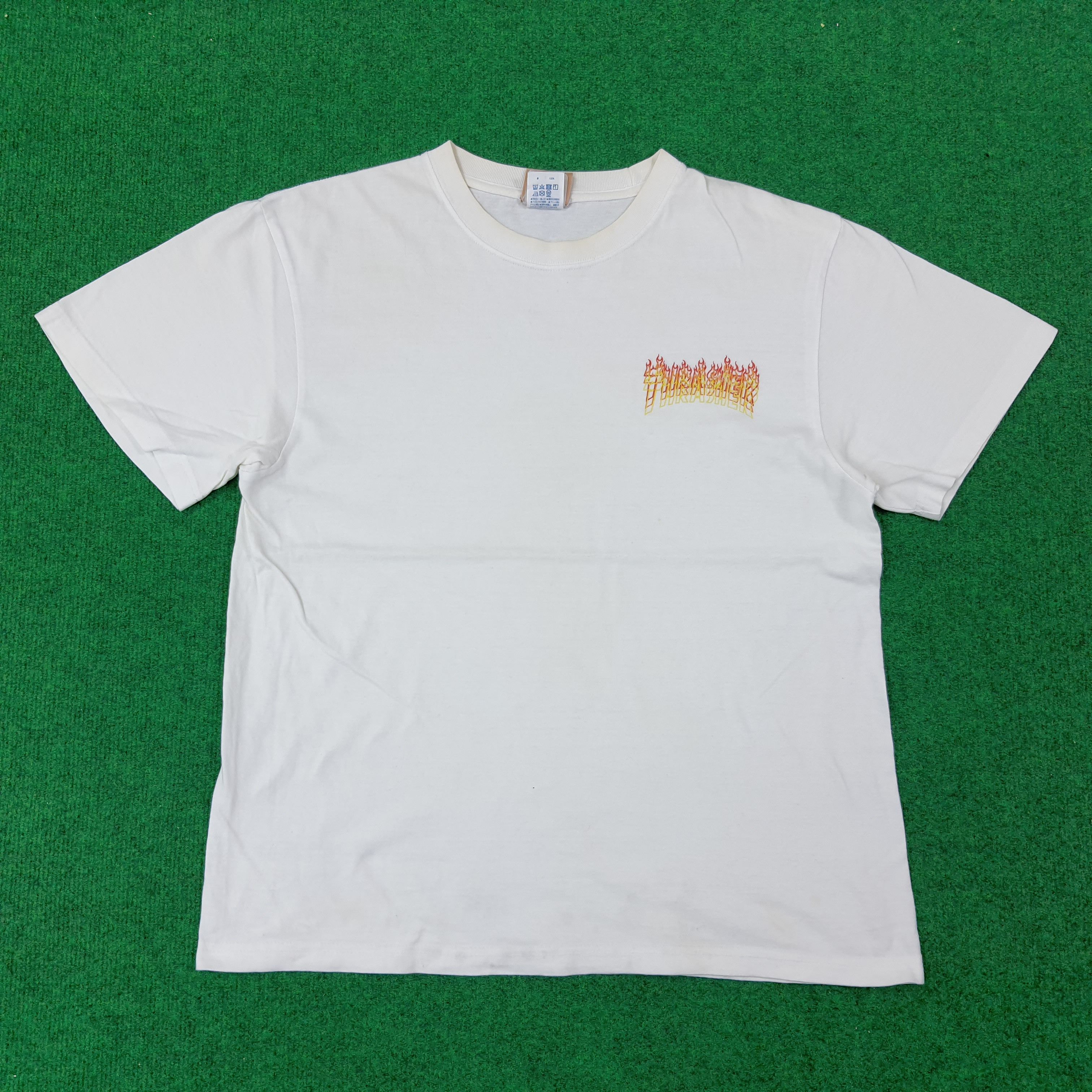Thrasher × Vintage Vintage Thrasher Skateboards Tshirt C219N37 Size US L / EU 52-54 / 3 - 1 Thumbnail