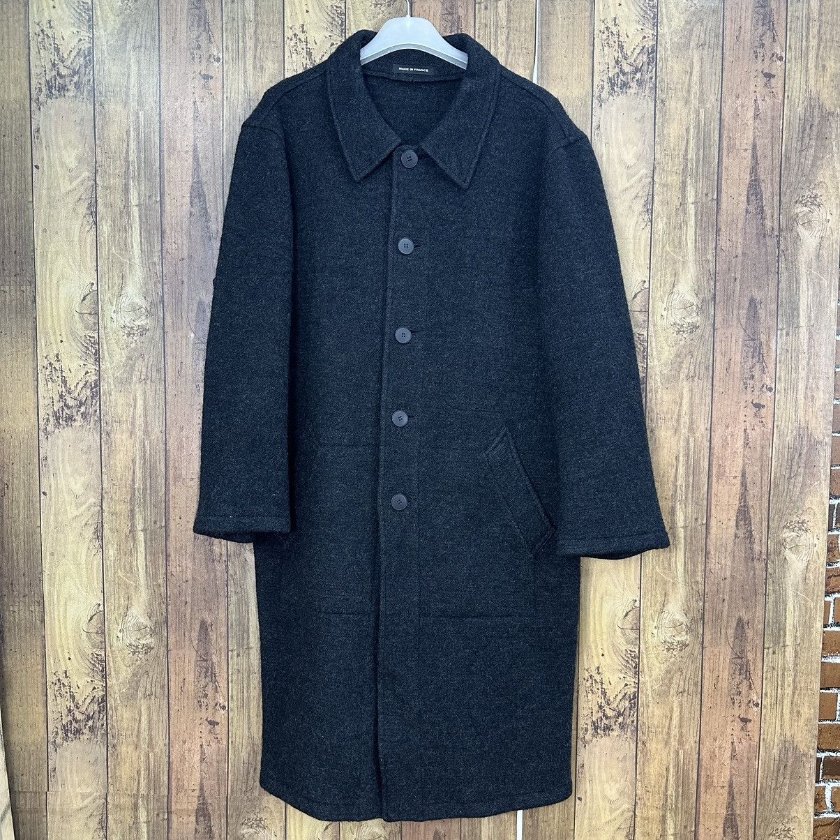 agnes b. Agnes B France Wool Long Designer Coat Z105 Size US L / EU 52-54 / 3 - 2 Thumbnail