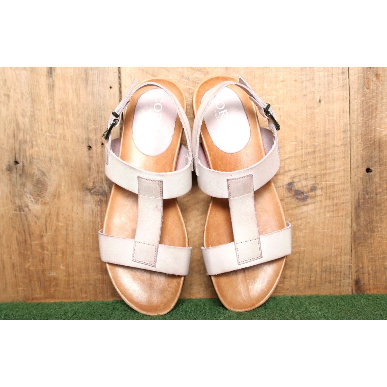 Vintage Cordani Light Rose Pink Slingback Sandals EUR 37 US 6.5-7 Leather Buckle Women Size US 6.5 / IT 36.5 - 4 Thumbnail
