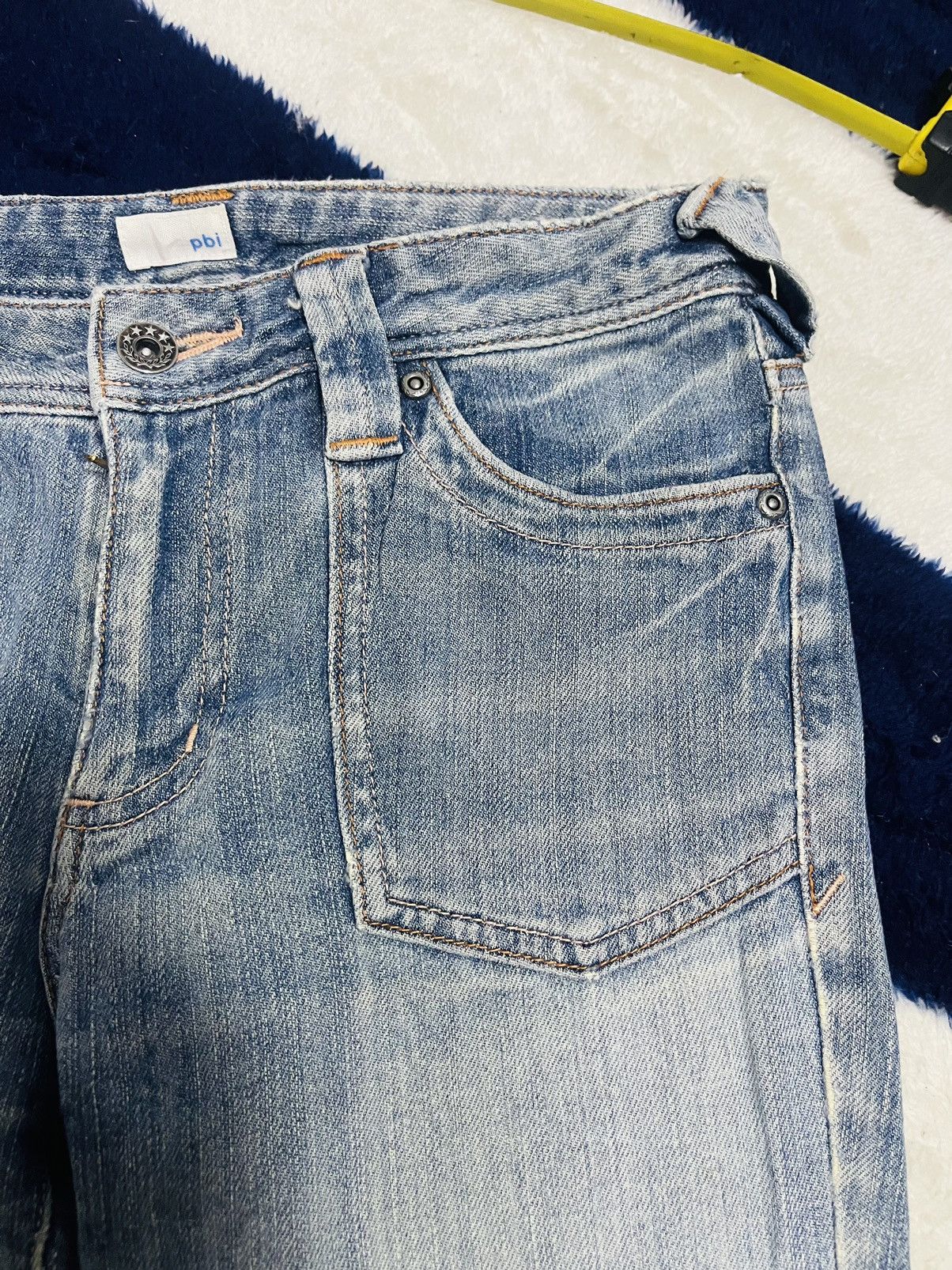Japanese Brand PBI Bushpant Distressed Denim (16) Size 30" / US 8 / IT 44 - 11 Thumbnail