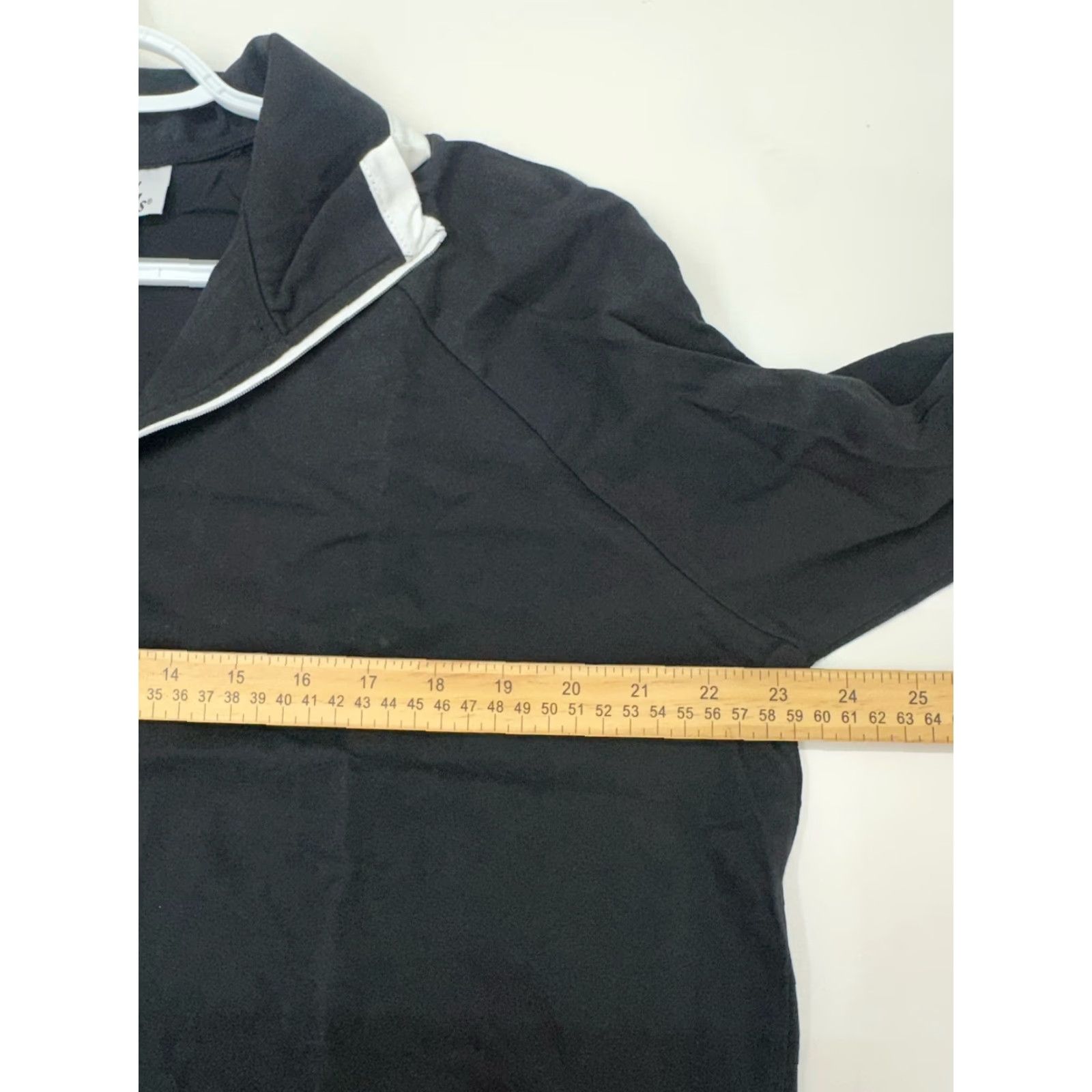 Vintage Anthony Richards Womens Pantset Two Piece Contrast Stripe Black Petite XL Size 40" / US 18 - 7 Thumbnail