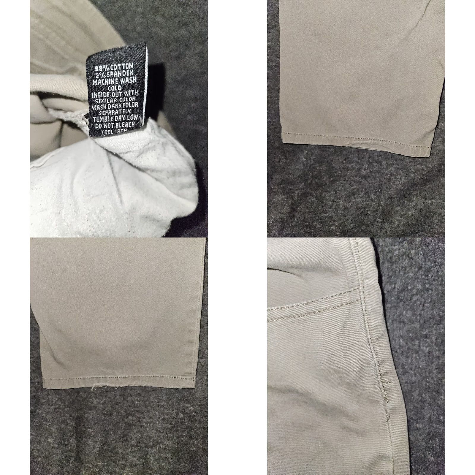 Southpole Southpole Straight Leg Pants Womens 13 Beige Low Rise Stretch Casual Hipster Khakis Mens? Womens Size 34" / US 12 / IT 48 - 8 Thumbnail