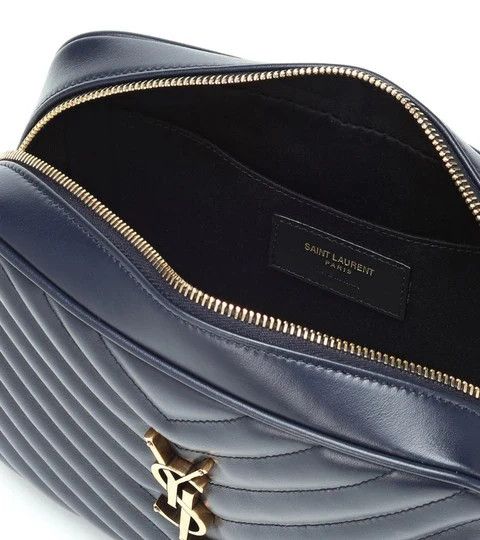Saint Laurent Paris o1s1wg110924 Size: OS / Lou Leather Shoulder Bag Navy Blue Size ONE SIZE - 2 Thumbnail