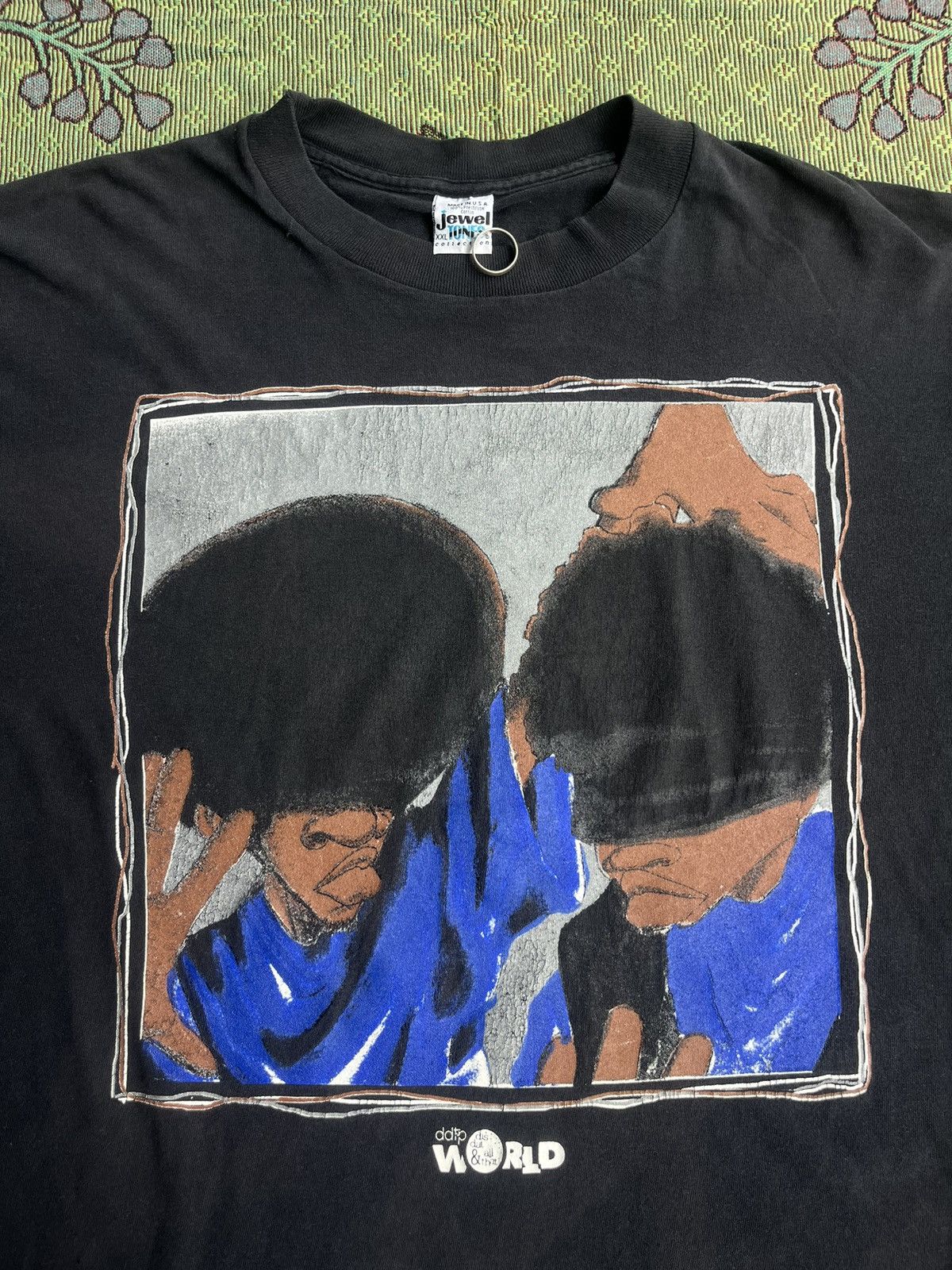 Rap Tees Vintage DJ RAP ddtp WORLD Collection 90’s Long Sleeve Shirt Size US XXL / EU 58 / 5 - 6 Thumbnail