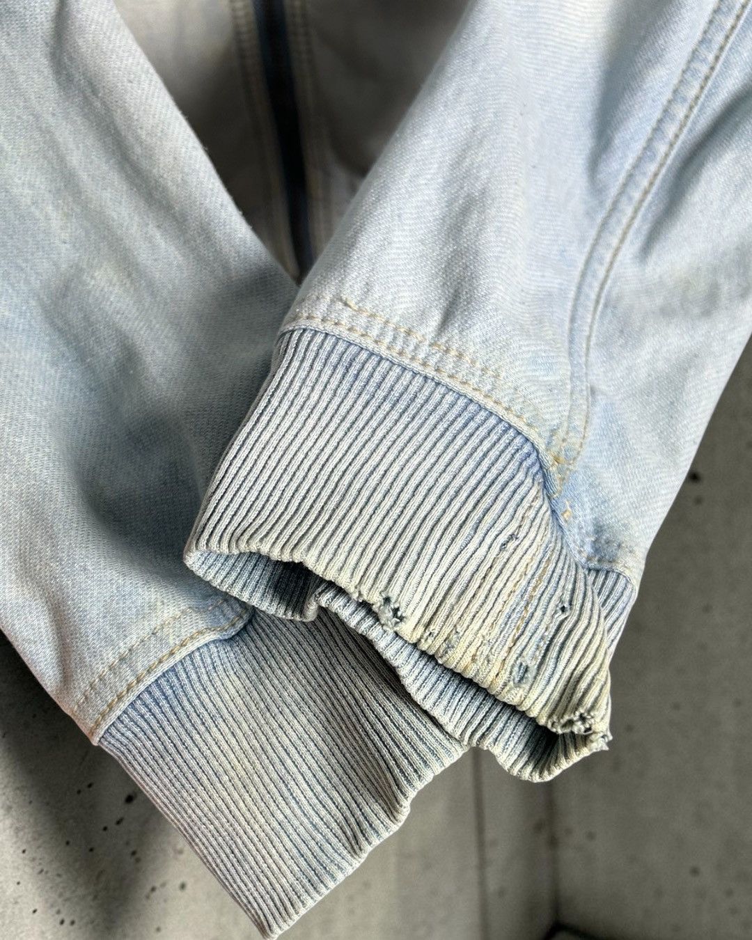 GOA Genuine Vintage Goa Distressed Denim-Style Hoodie Size US S / EU 44-46 / 1 - 4 Thumbnail