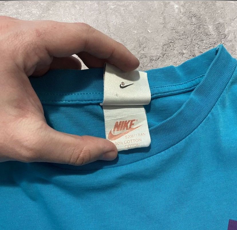 Nike VINTAGE NIKE AIR BIG LOGO TEE USA 90s Size US M / EU 48-50 / 2 - 9 Thumbnail