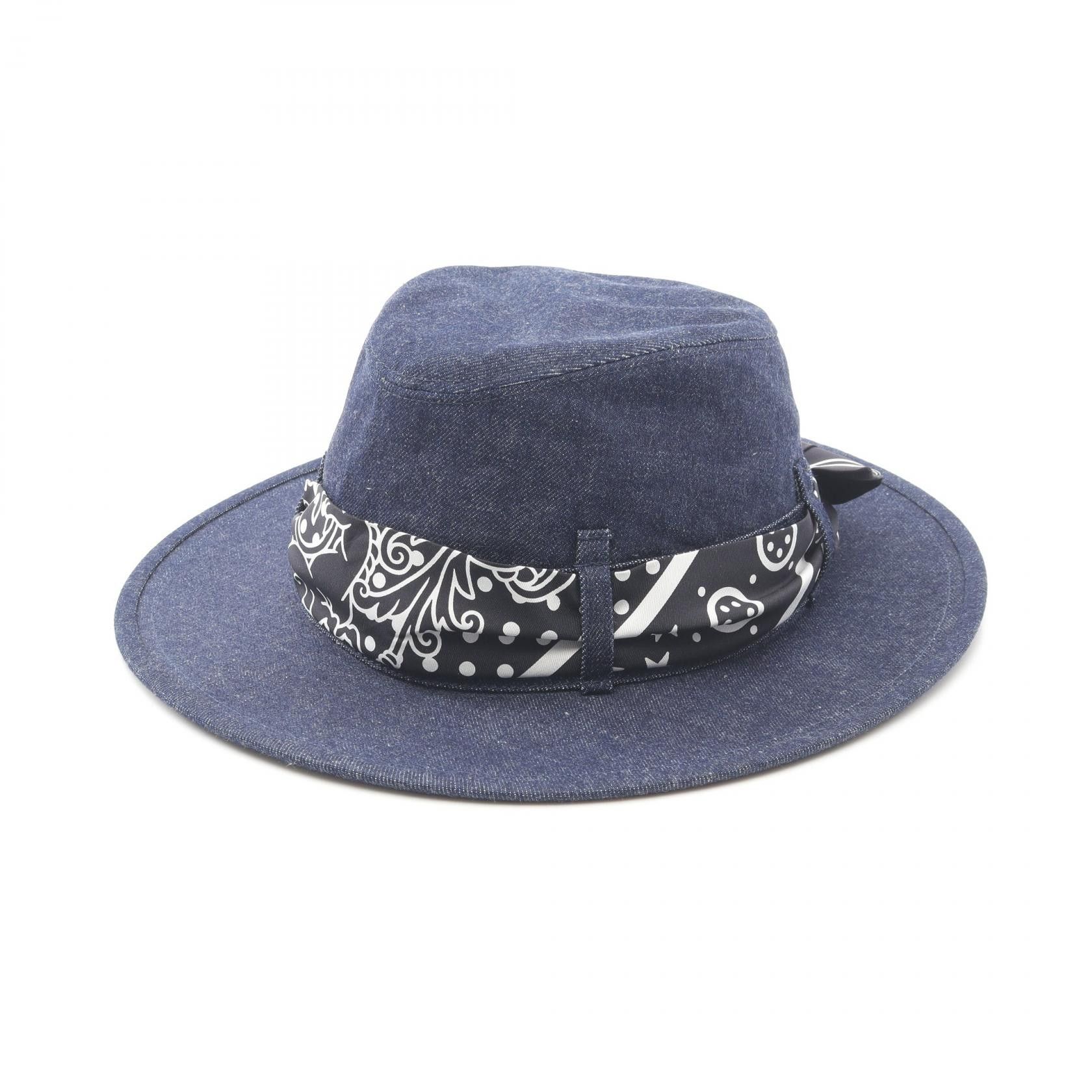 Hermes Hermes Hermes Heloise Silky Cotton Hat Textile Hats DUTY FREE for USA Size ONE SIZE - 1 Thumbnail