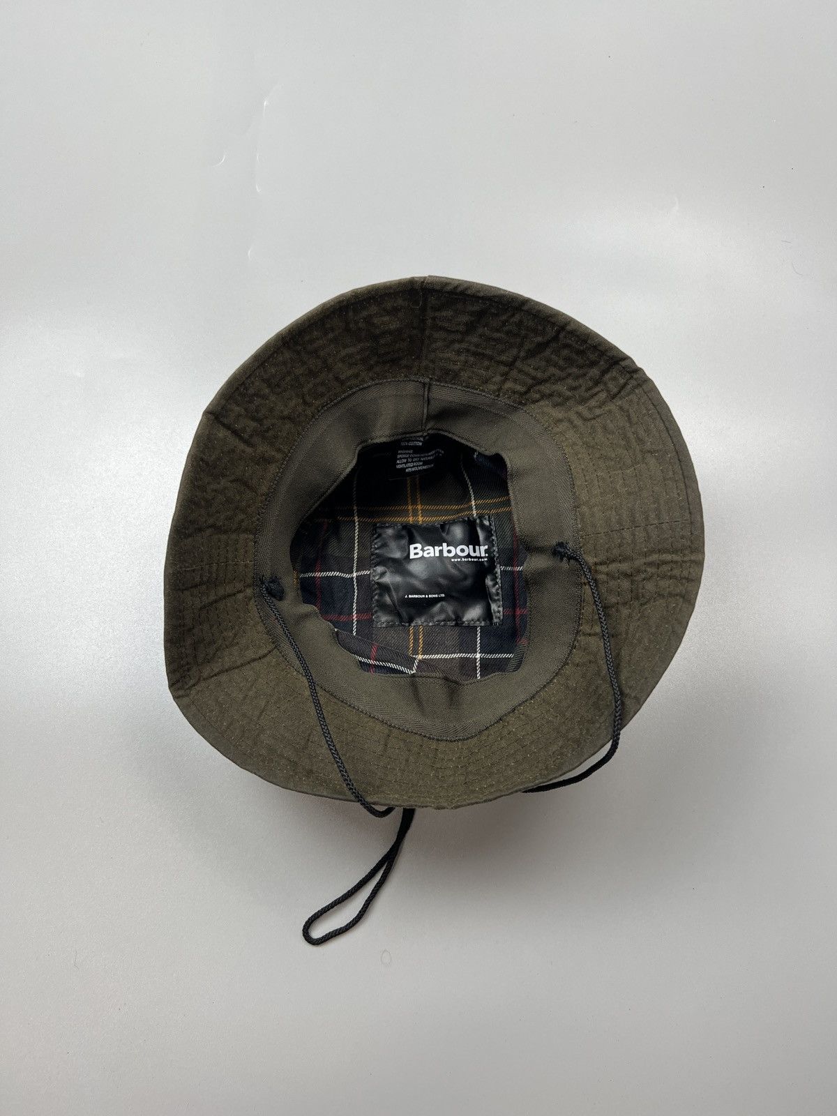 Barbour Barbour Waxed Bucket Hat With Sling (Y0475) Size ONE SIZE - 8 Thumbnail