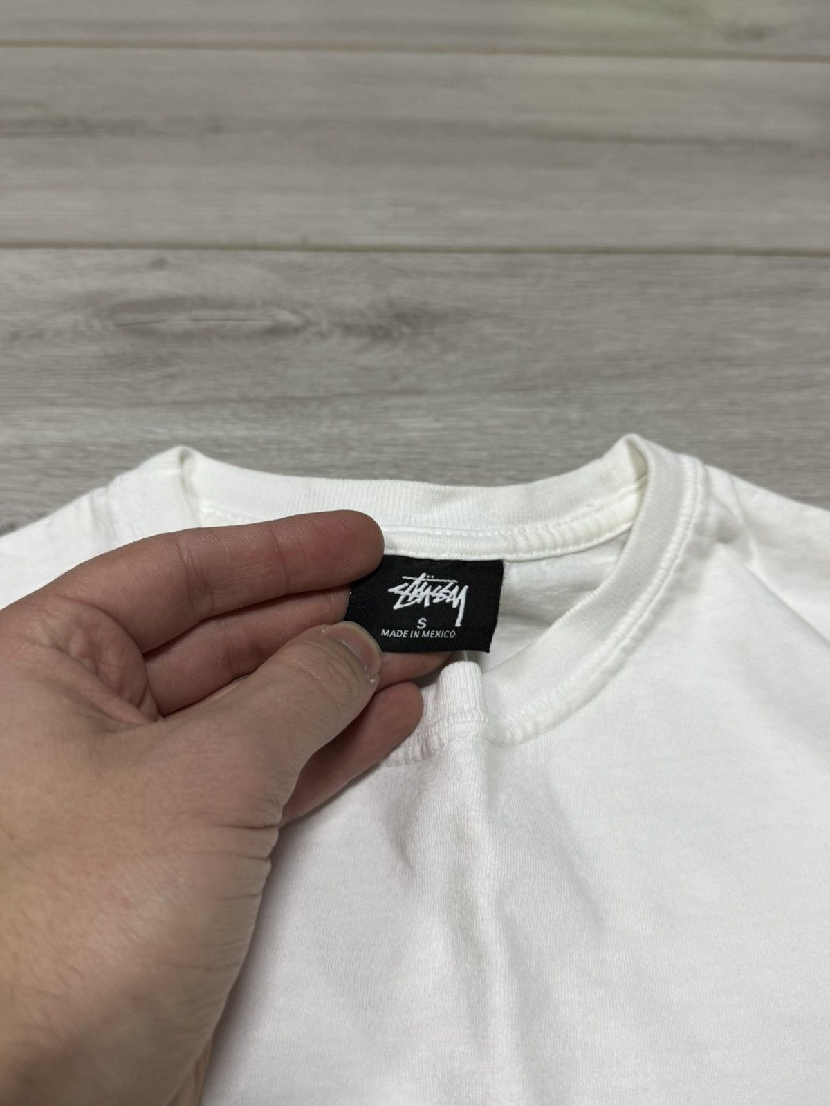 Stussy Stussy vintage big print logo skull wings tee shirt Size US S / EU 44-46 / 1 - 8 Thumbnail