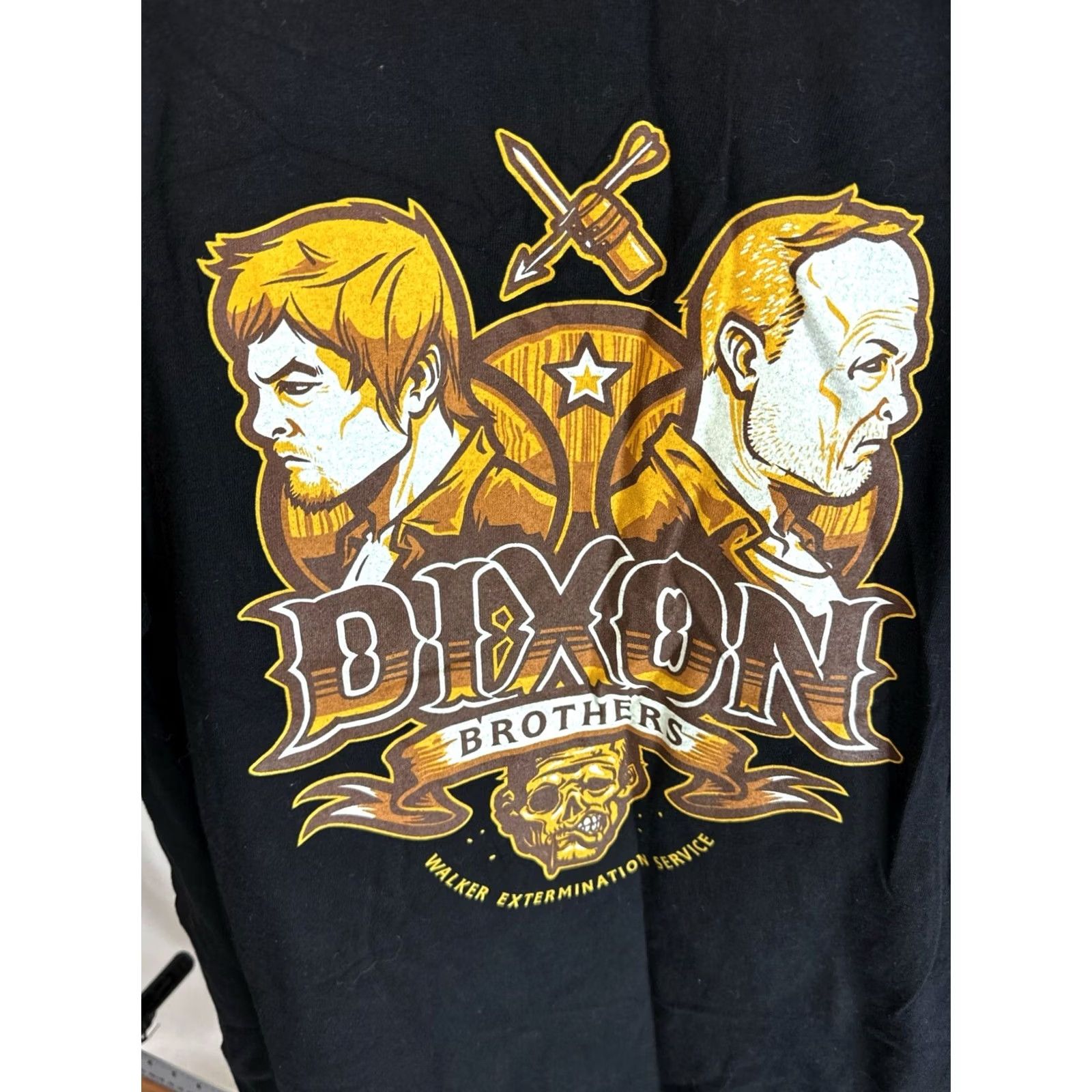 Vintage Dixxon Brothers Walker Tee Fury T SHIRT Large L Mens Size US L / EU 52-54 / 3 - 5 Thumbnail