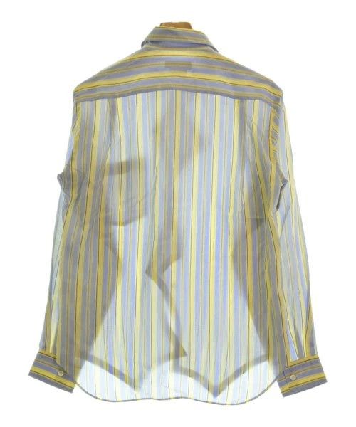 Comme des Garcons Homme Plus Shirt Long Sleeve Stripes Light blue x Yellow x Gray Size US XS / EU 42 / 0 - 2 Thumbnail