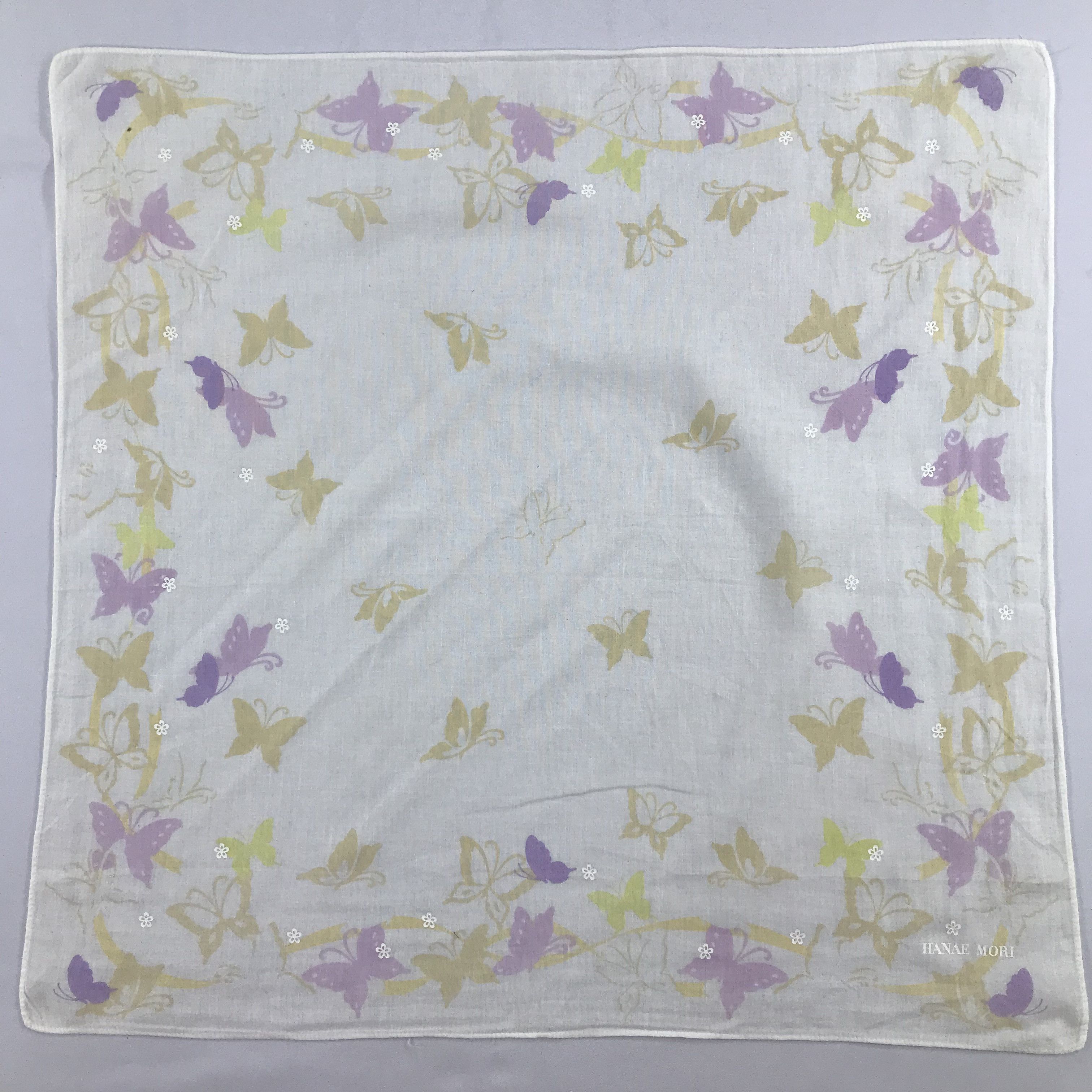 Hanae Mori × Vintage Hanae Mori Bandana / Handkerchief / Neckerchief - S2200 Size ONE SIZE - 2 Thumbnail