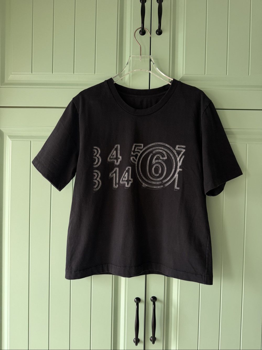 MM6 MM6 Maison Margiela Logo Graphic T-Shirt XS Size XS / US 0-2 / IT 36-38 - 1 Thumbnail