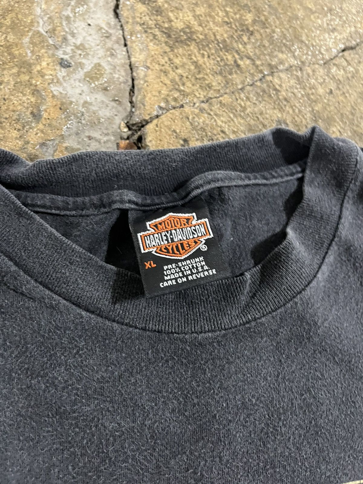 Harley Davidson × Vintage Crazy Vintage 90s Harley Davidson 95th Anniversary Faded Tee Size US XL / EU 56 / 4 - 5 Thumbnail