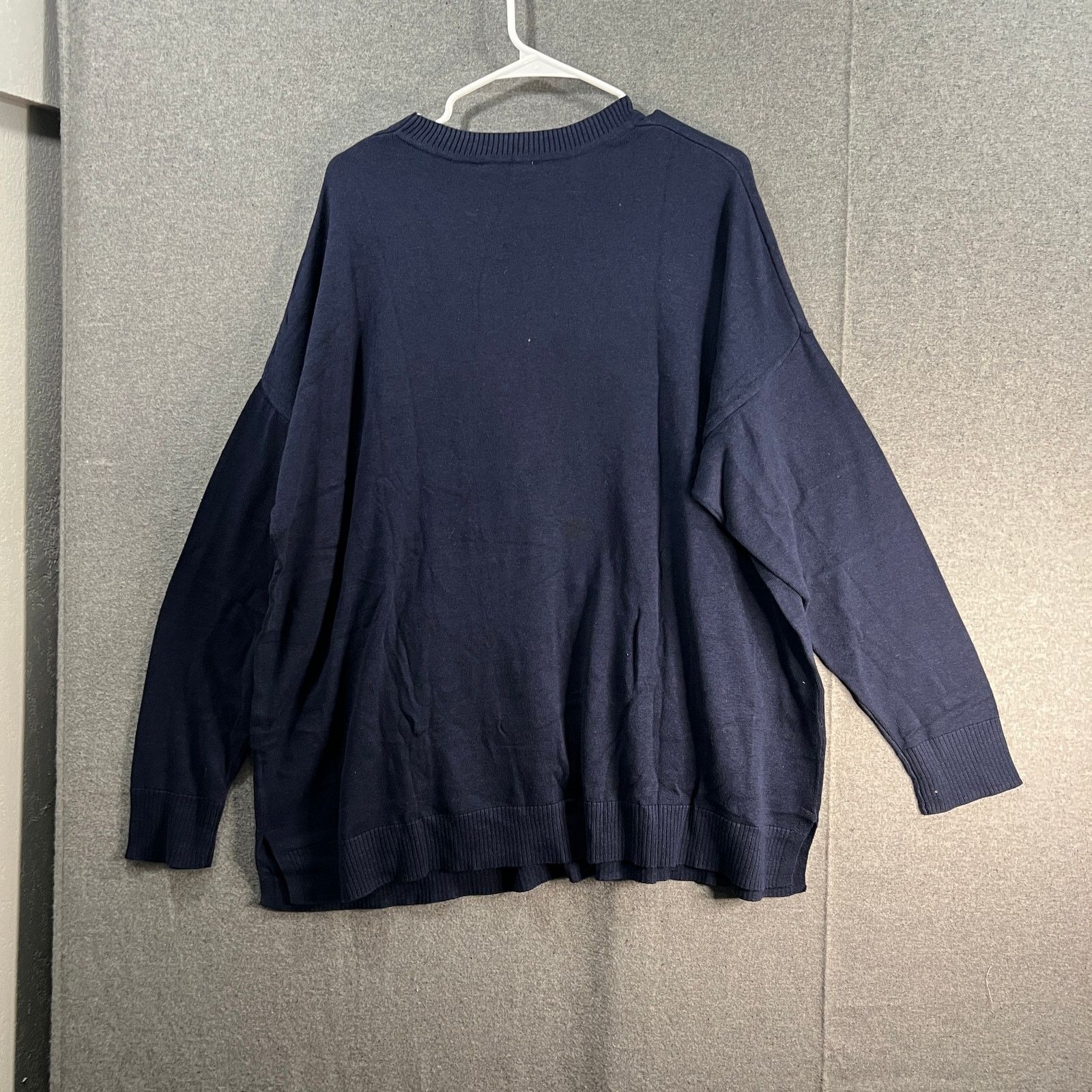Isaac Mizrahi Isaac Mizrahi Live! Pullover Sweater with Pockets Dark Size XL / US 12-14 / IT 48-50 - 2 Thumbnail