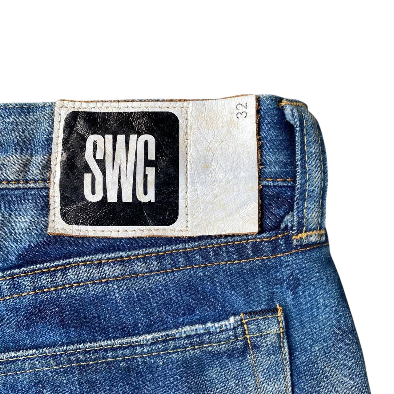 Swagger JAPANESE ARCHIVE SWAGGER FADED HEAVY WHISKERING HONEYCOMB Size US 33 - 18 Thumbnail
