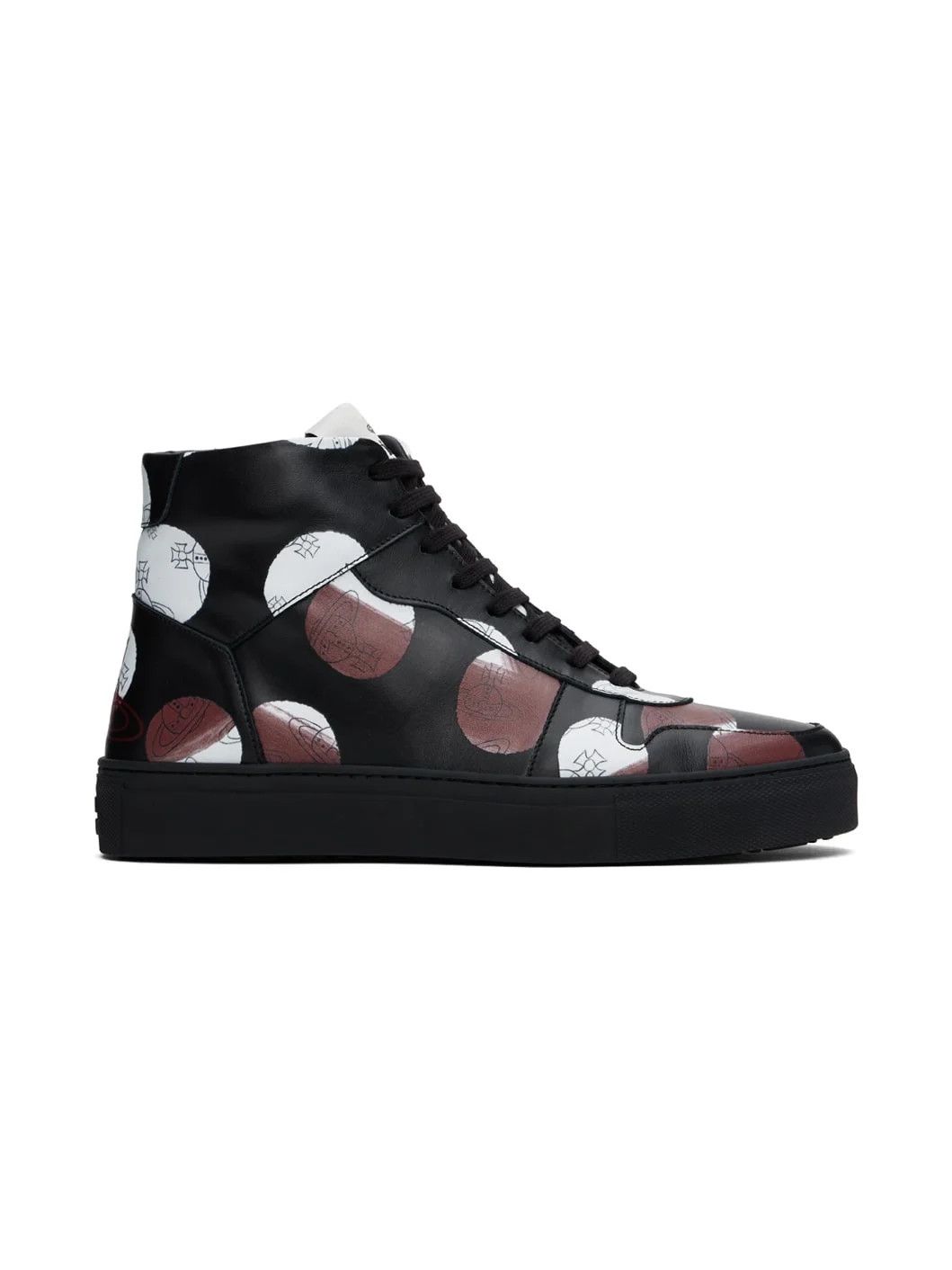 Vivienne Westwood o1f1d3z0426 Classic Hi-Top Sneakers in Black Size US 11 / EU 44 - 1 Thumbnail