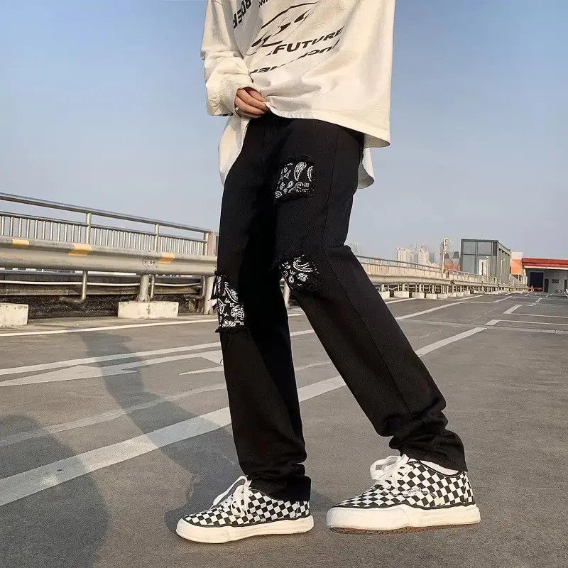 Japanese Brand Black ripped high street jeans Size US 32 / EU 48 - 3 Thumbnail