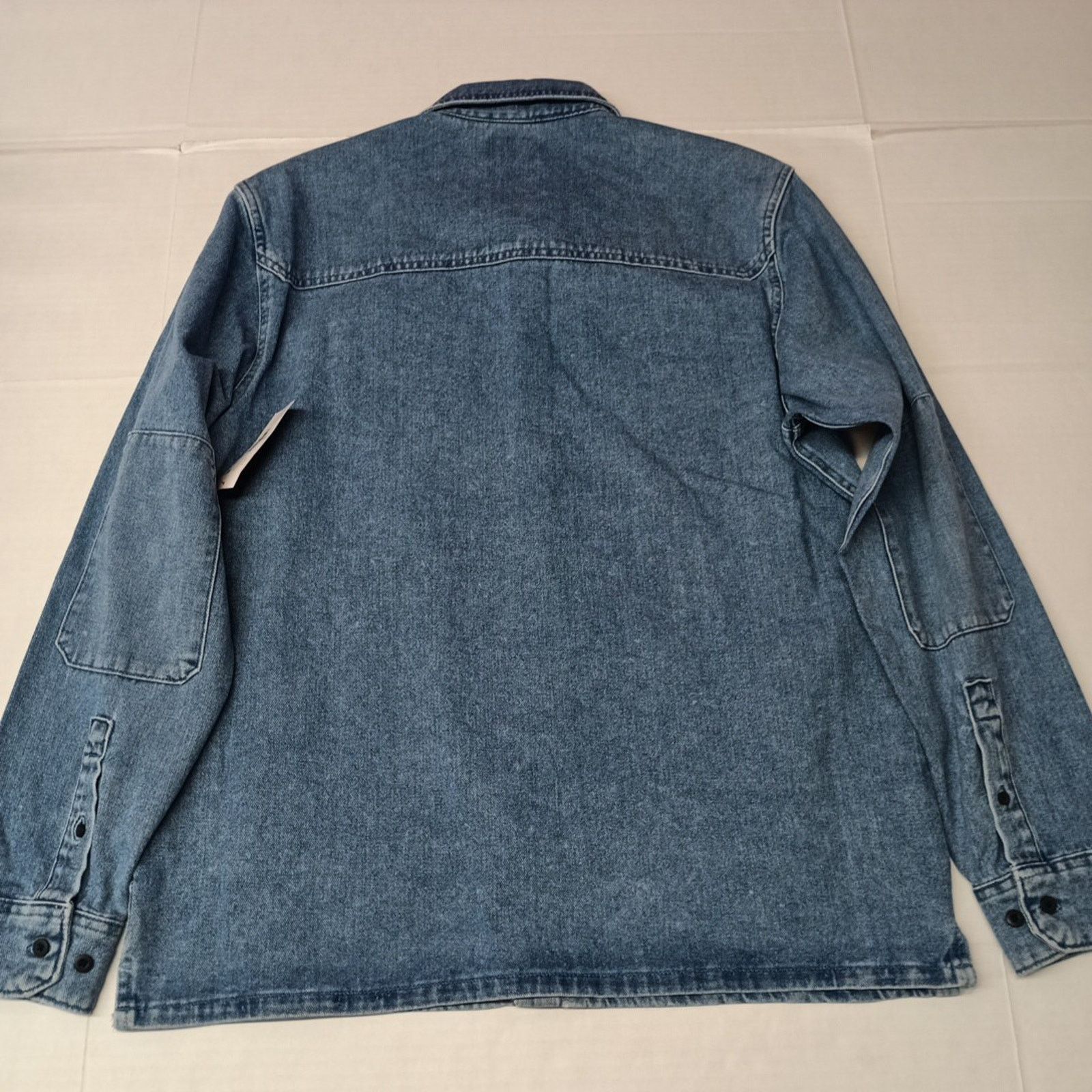 Wrangler Wrangler Blue Denim Jacket Overshirt Outdoor Shacket Size M Size US M / EU 48-50 / 2 - 9 Thumbnail