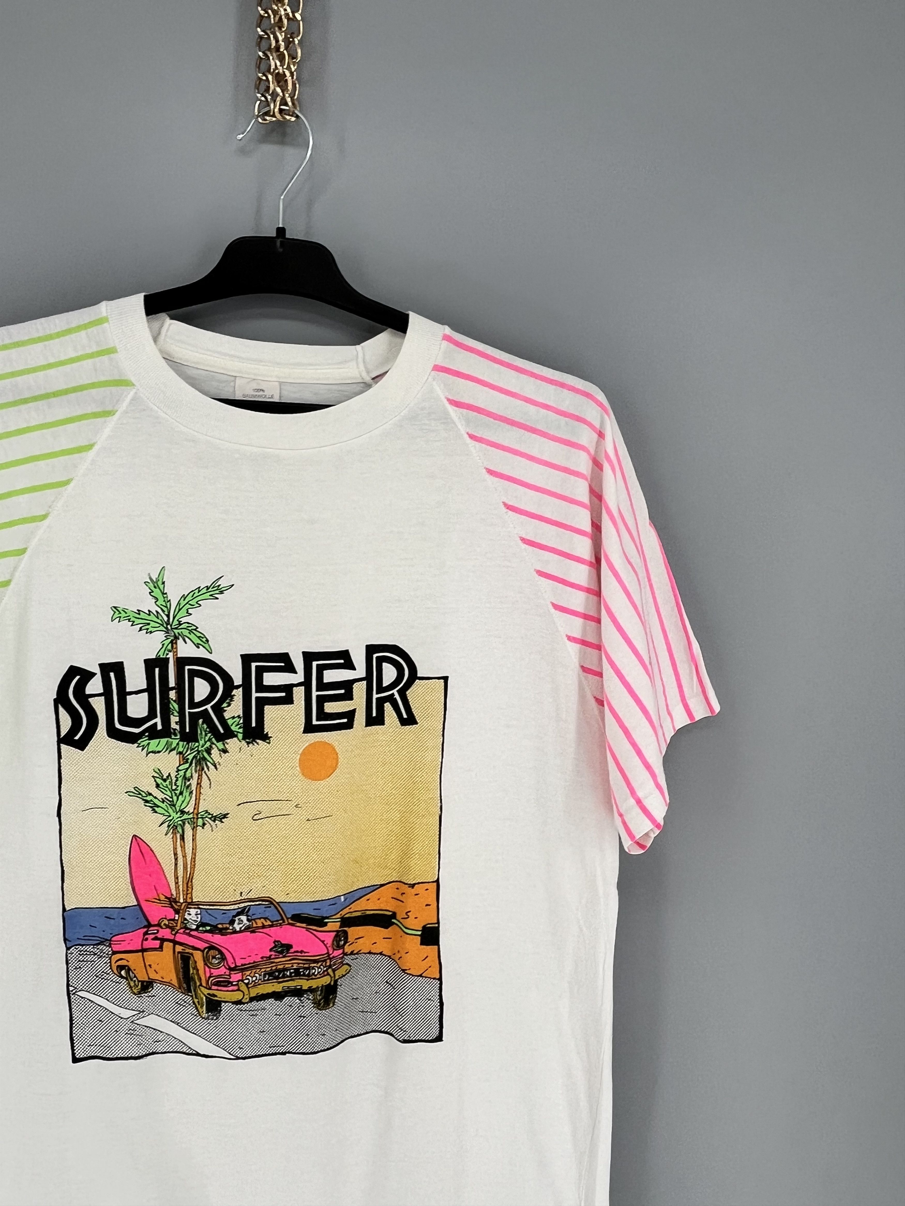 Vintage Vintage 90s Rare Crazy Surfer Skater Style Boot Tee M Size US M / EU 48-50 / 2 - 5 Thumbnail