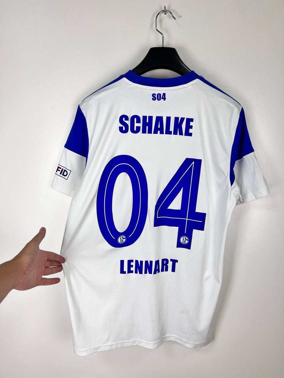 Vintage Schalke 04 Adidas Lennart jersey t-shirts size M Size US M / EU 48-50 / 2 - 2 Thumbnail