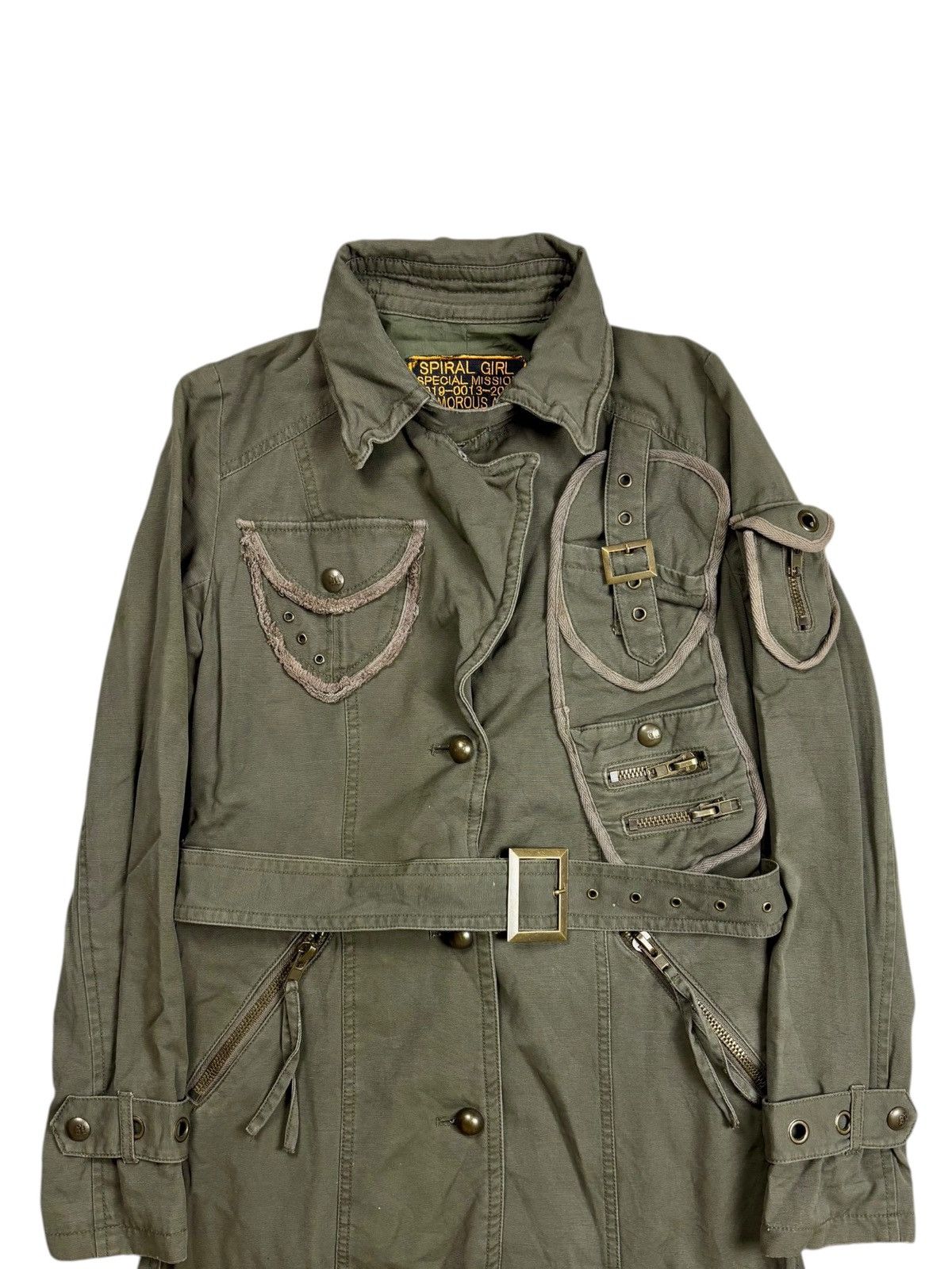 Le Grande Bleu (L.G.B.) 2003 Spiral Girl - Apocalypse Style Army Jacket Size US M / EU 48-50 / 2 - 12 Thumbnail