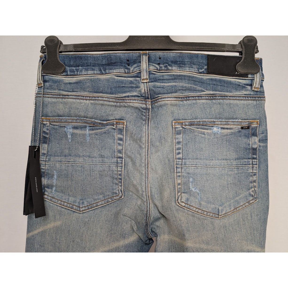 Amiri o1rshd1 Sequin Thrasher Jeans in Vintage Indigo Size US 33 - 16 Thumbnail
