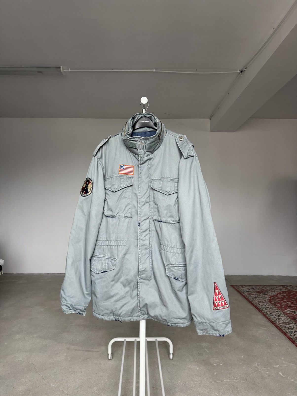 Alpha Industries Vintage Alpha Industries Field Military Jacket Size US L / EU 52-54 / 3 - 1 Thumbnail