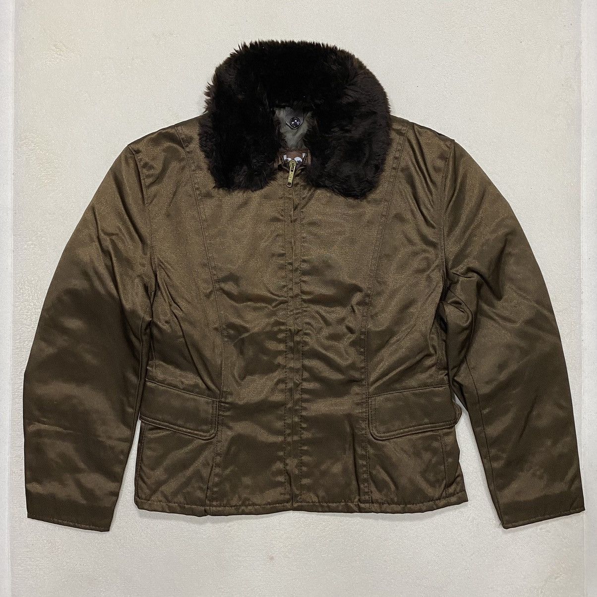 Schott × Vintage Vintage MADE IN USA SCHOTT Fur Jacket Size M / US 6-8 / IT 42-44 - 1 Thumbnail
