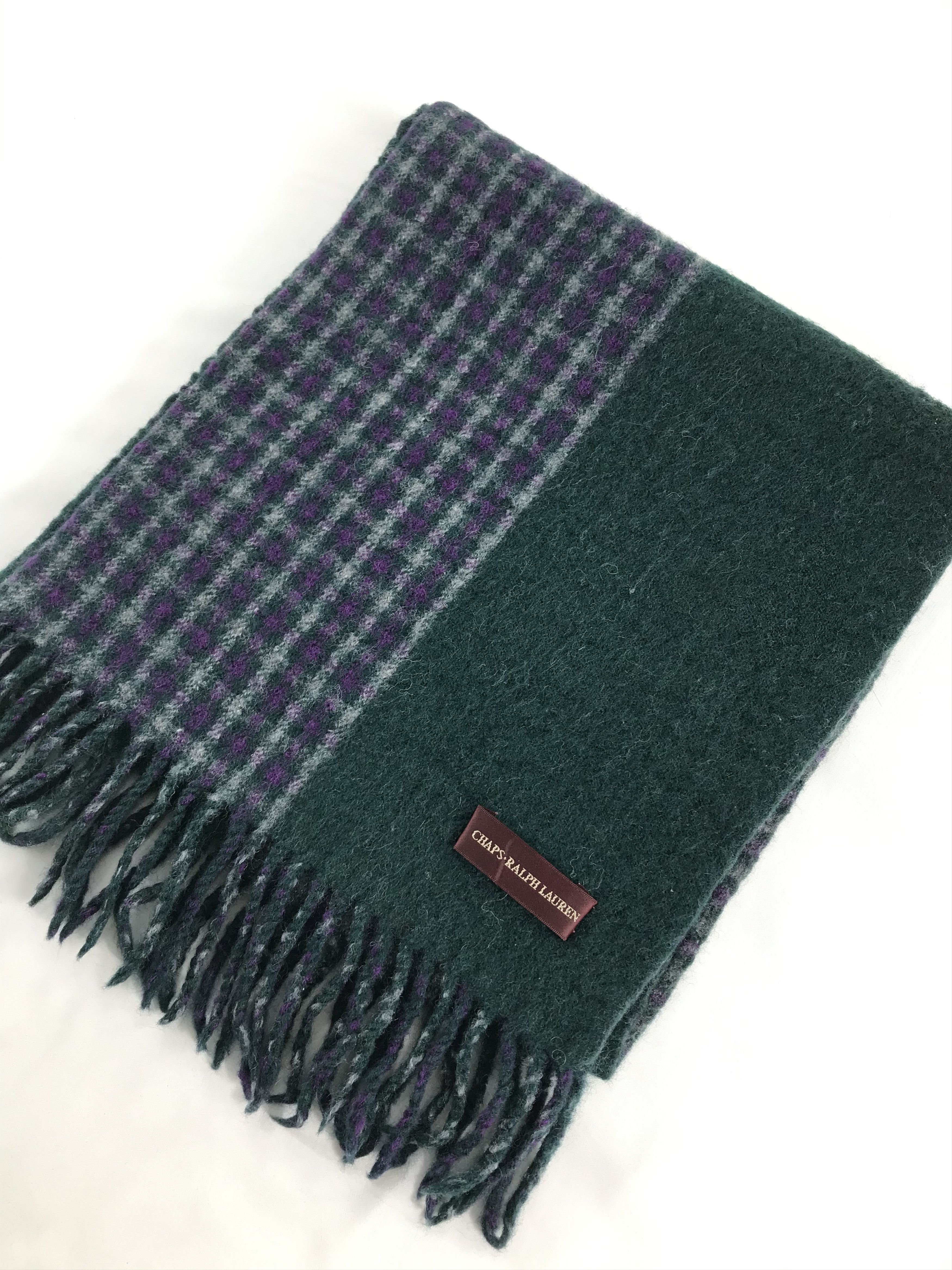 Chaps Ralph Lauren Chaps Ralph Lauren Wool Scarf Muffler Neckgear V274 Size ONE SIZE - 3 Thumbnail