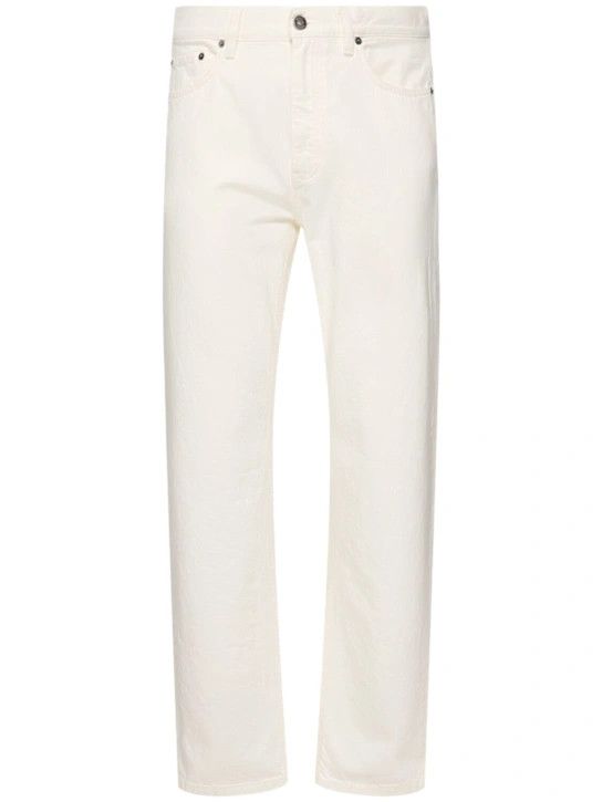 o1lsvrm0525 Marble Pure Cotton Pants in White