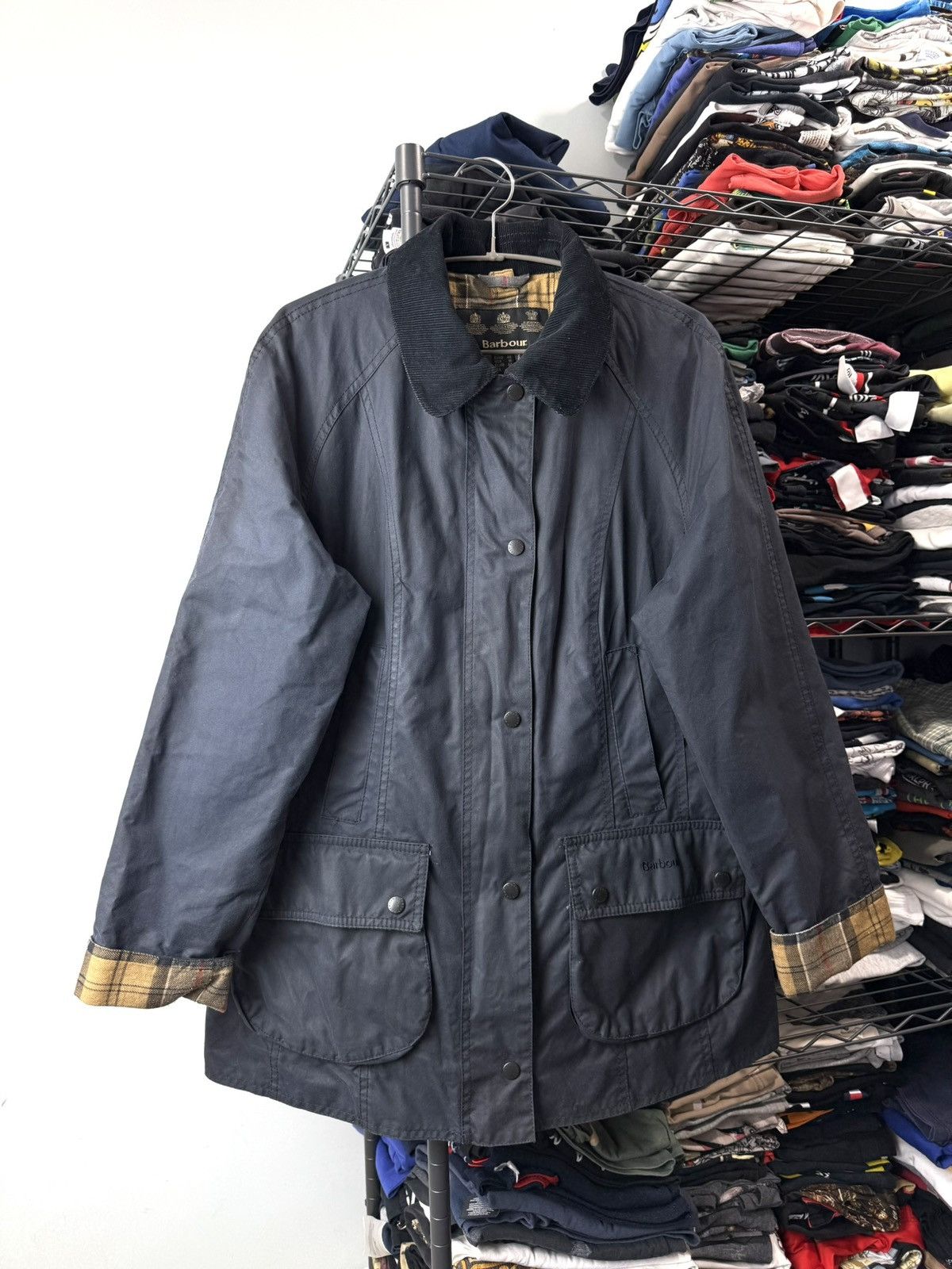Barbour 💥 Rare! Vintage Barbour Wax Jacket Navy Blue Size M / US 6-8 / IT 42-44 - 1 Thumbnail