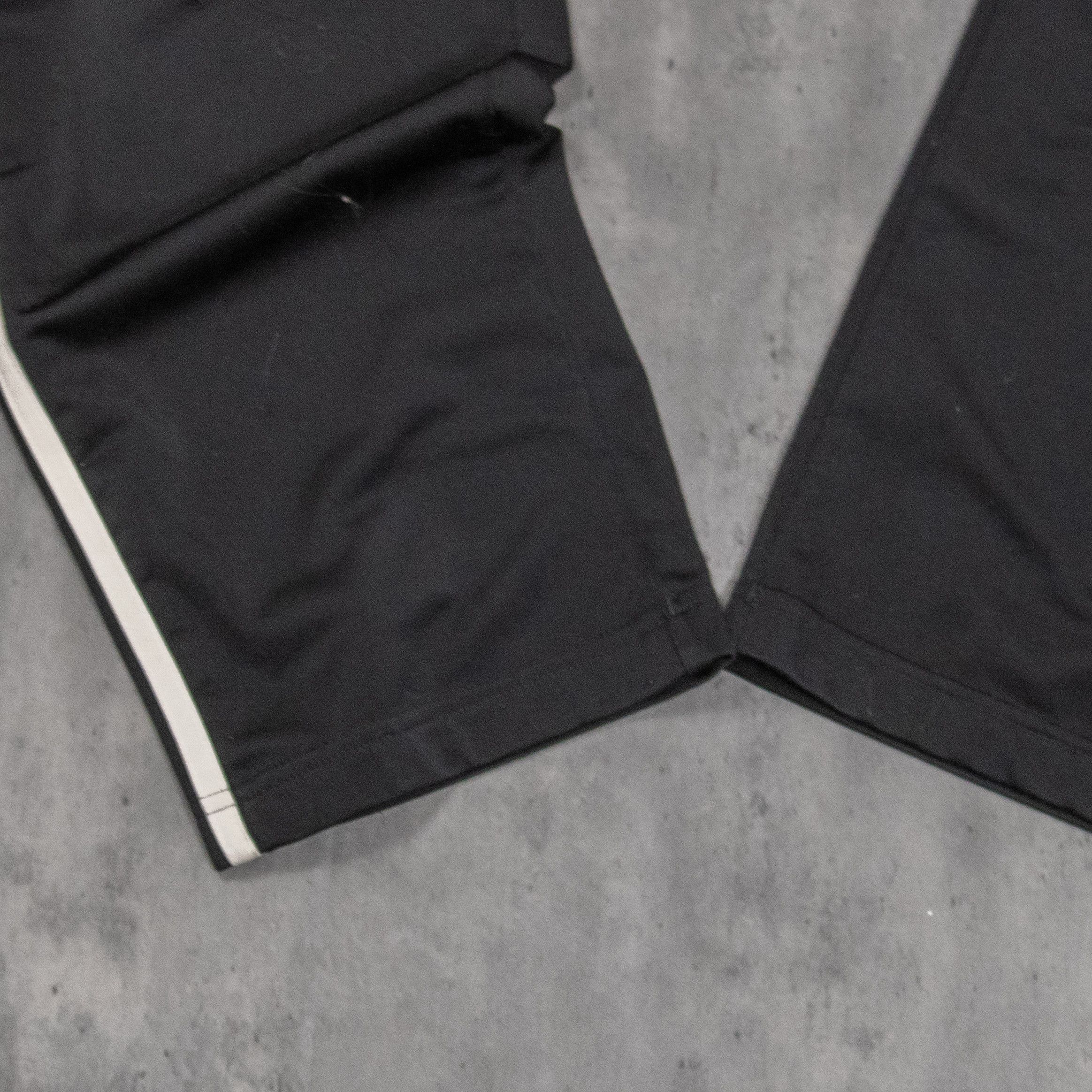 Adidas Adidas Black Track Sweat Straight Legged Relax Fit Pant's Size US 30 / EU 46 - 6 Thumbnail