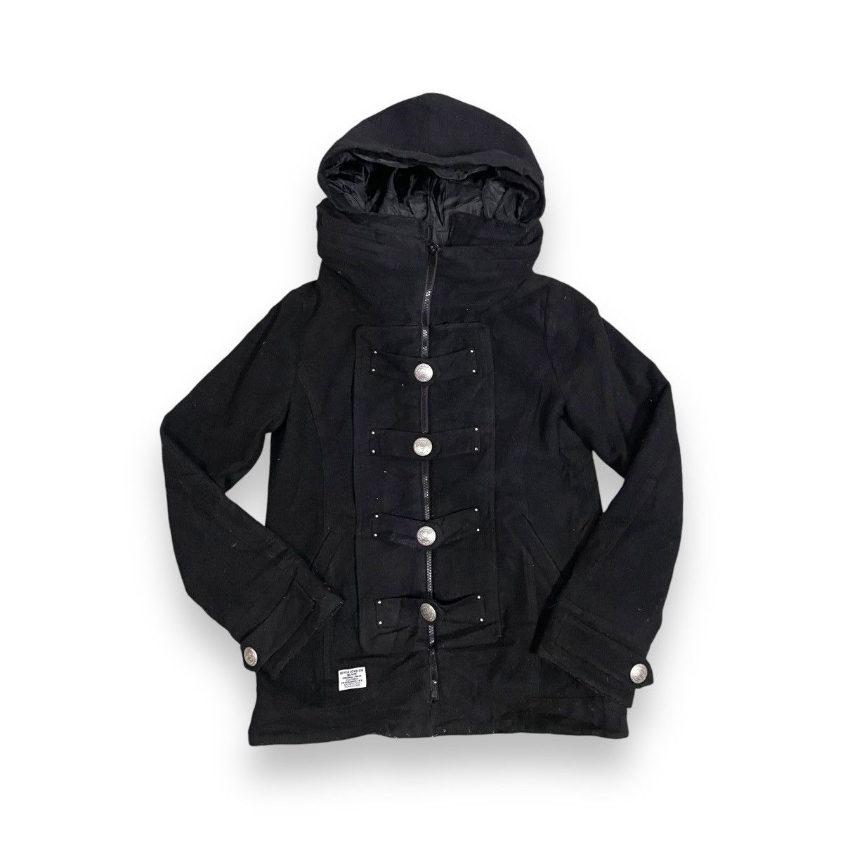 If Six Was Nine 🇯🇵 BACKS WOOL PUNK GOTHIC BUTTON UP FULL ZIP JACKET Size US M / EU 48-50 / 2 - 1 Thumbnail